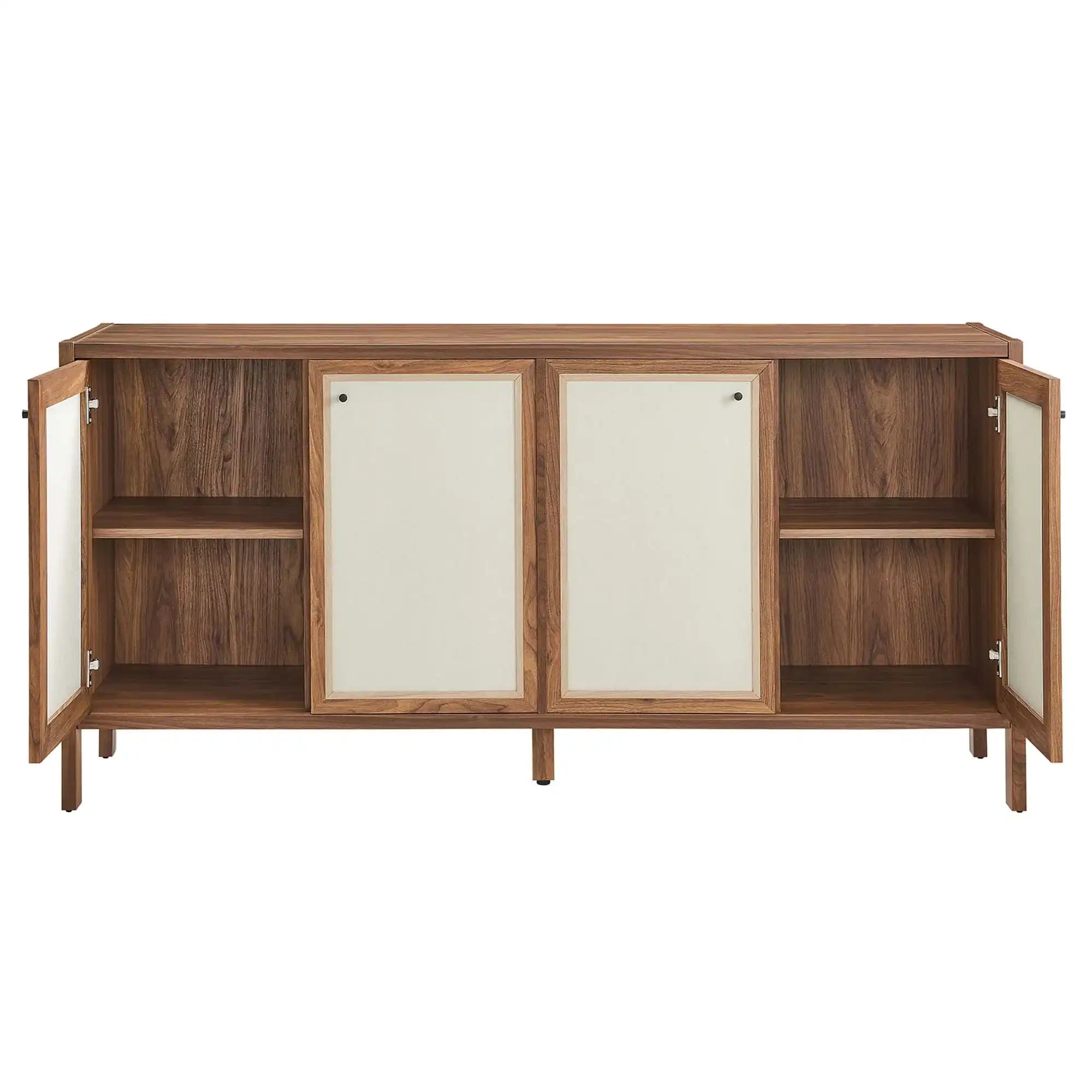 Capri 65" Wood Grain Sideboard Storage Cabinet by Modway - Best Buy Furniture