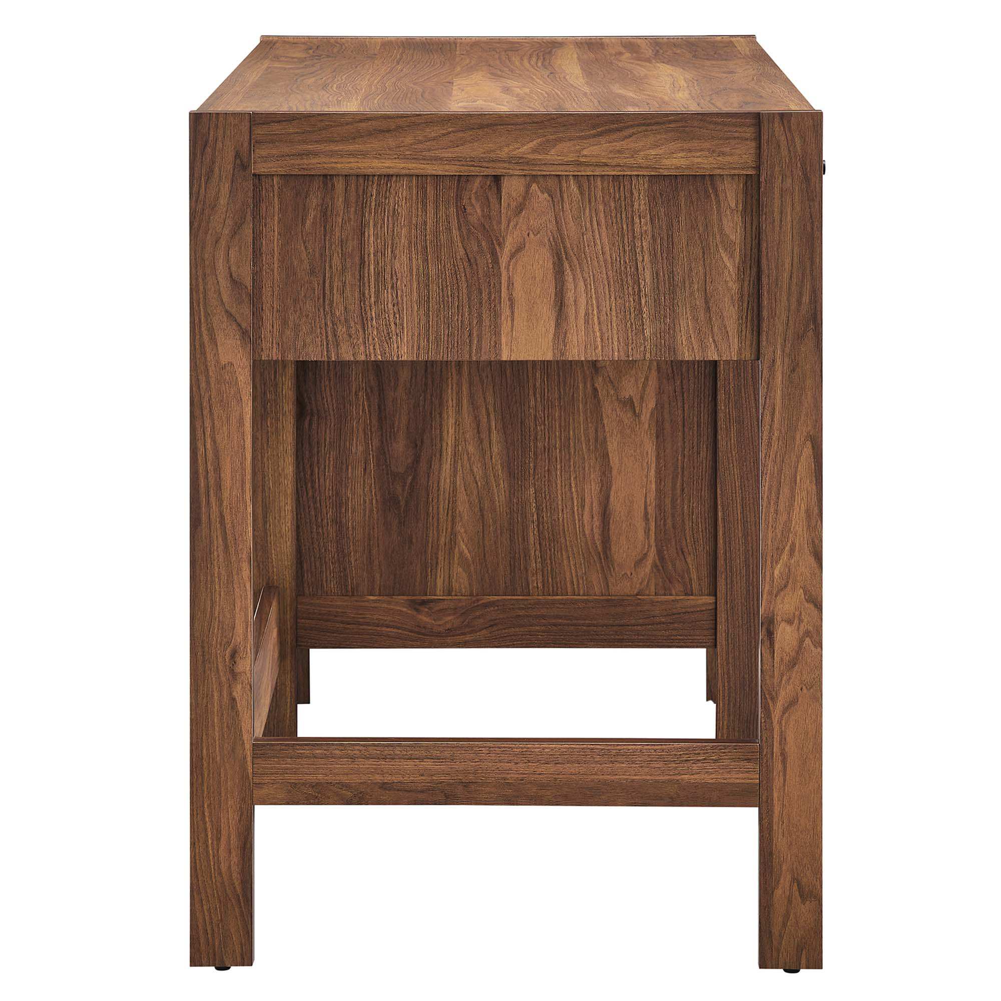 Capri 49" Wood Grain Office Desk by Modway - Best Buy Furniture
