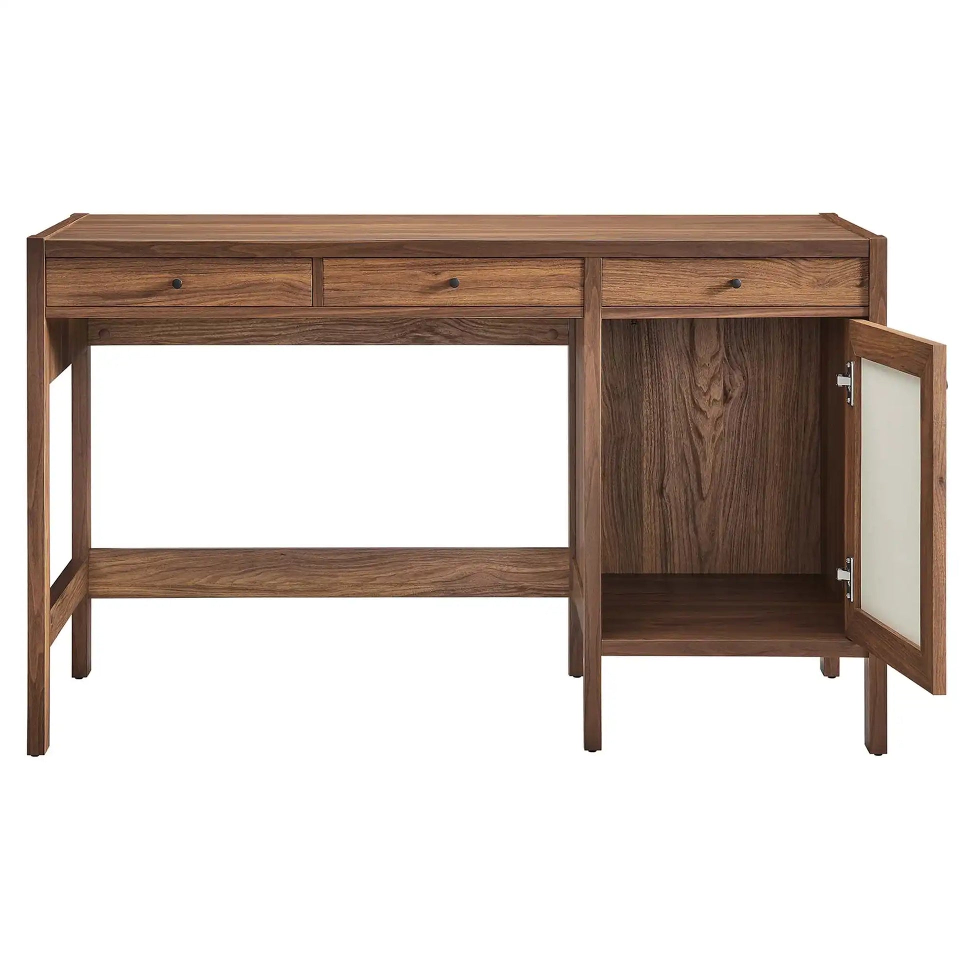 Capri 49" Wood Grain Office Desk by Modway - Best Buy Furniture