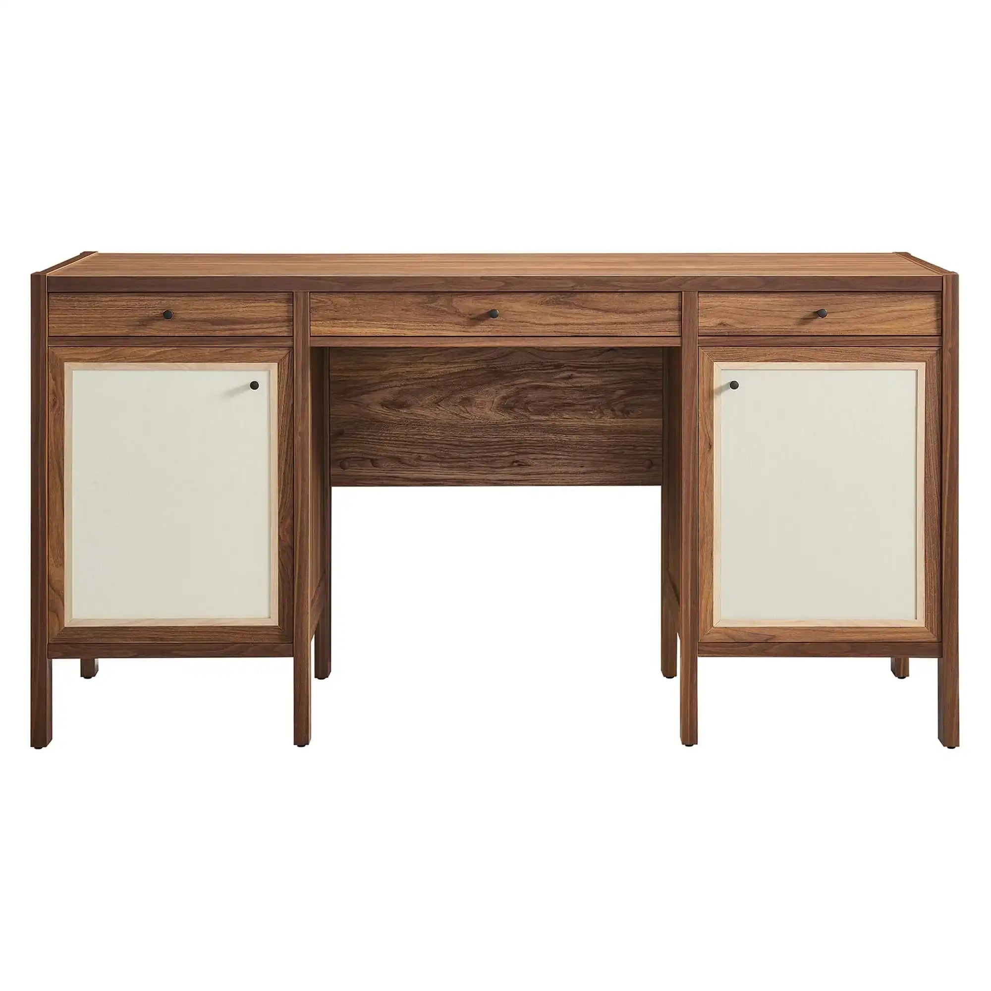 Capri 58" Wood Grain Office Desk by Modway - Best Buy Furniture