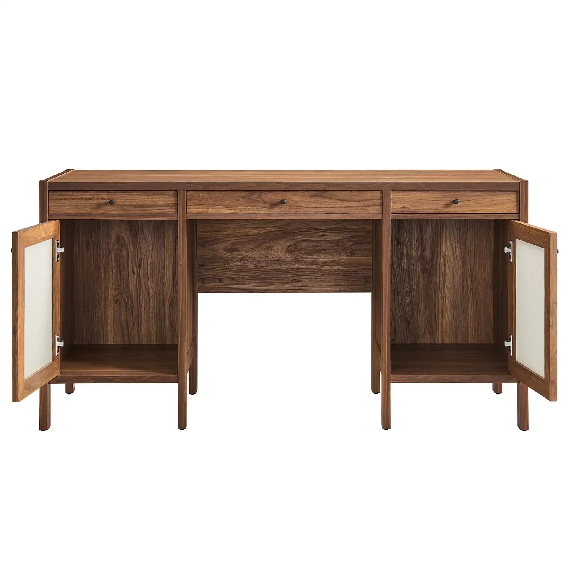 Capri 58" Wood Grain Office Desk by Modway - Best Buy Furniture