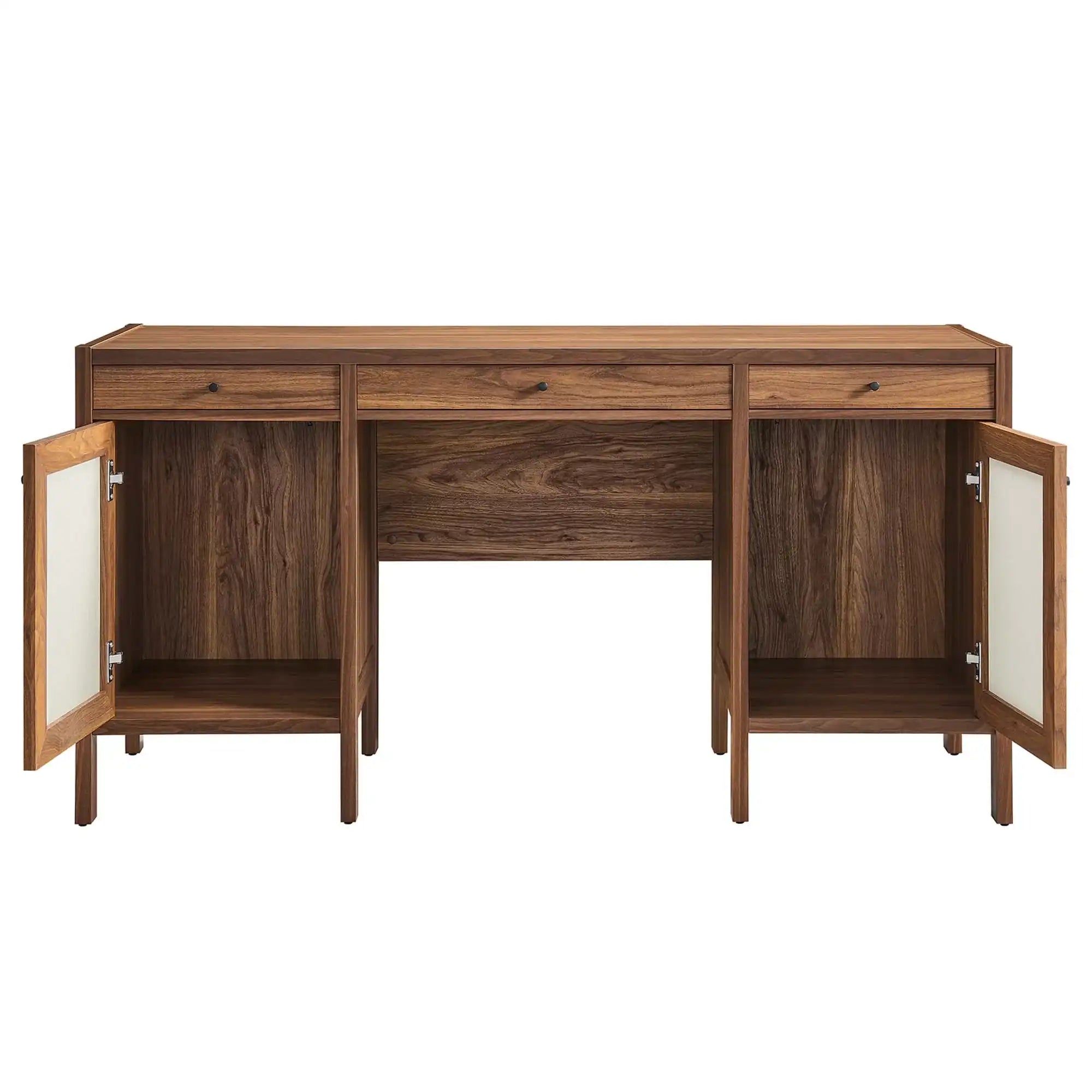 Capri 58" Wood Grain Office Desk by Modway - Best Buy Furniture