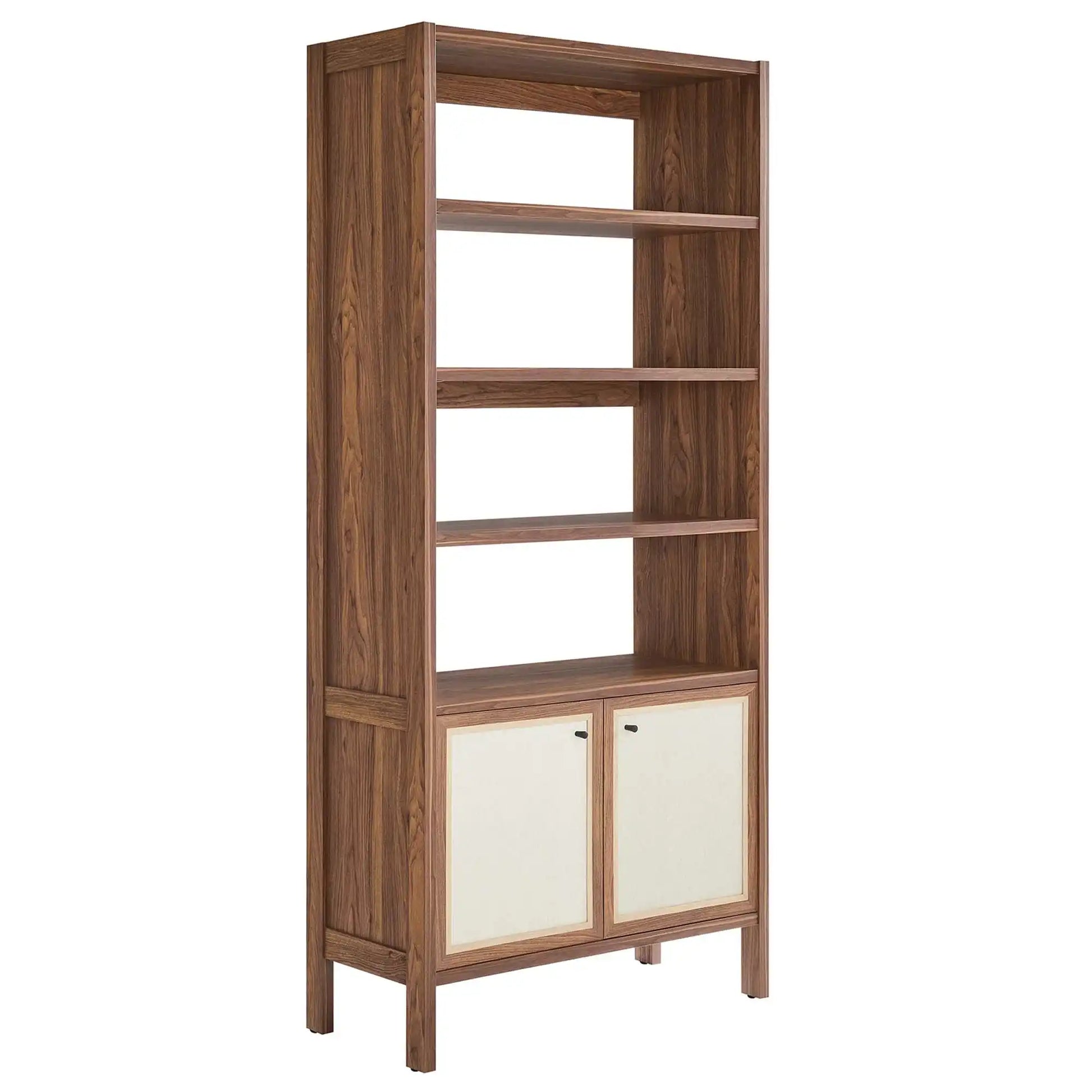 Capri 4-Shelf Wood Grain Bookcase by Modway - Best Buy Furniture