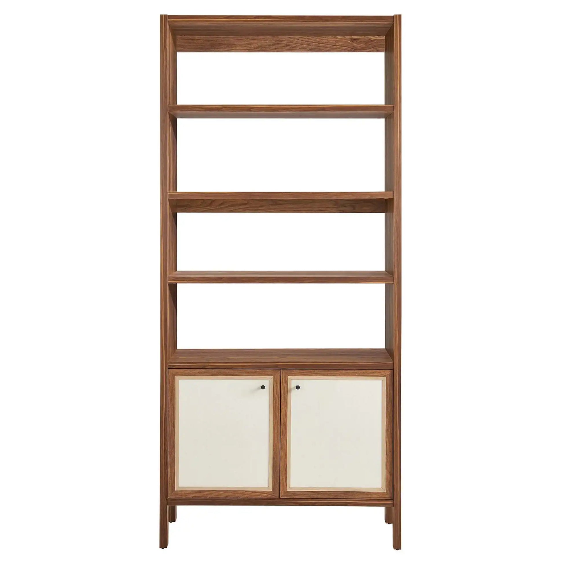 Capri 4-Shelf Wood Grain Bookcase by Modway - Best Buy Furniture
