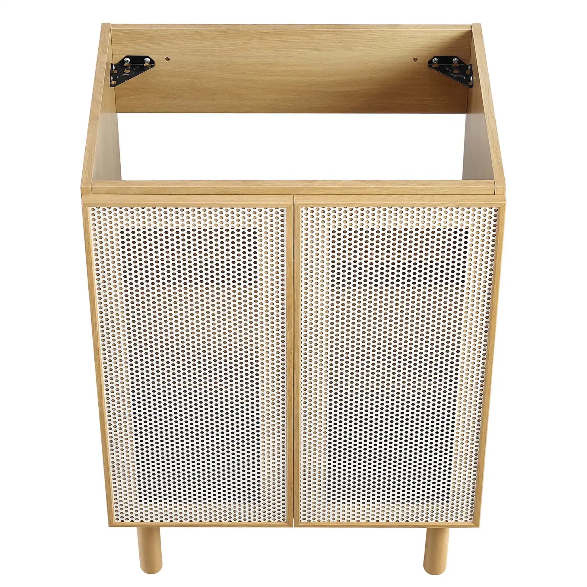 Calla 24" Perforated Metal Bathroom Vanity Cabinet (Sink Basin Not Included) by Modway - Best Buy Furniture