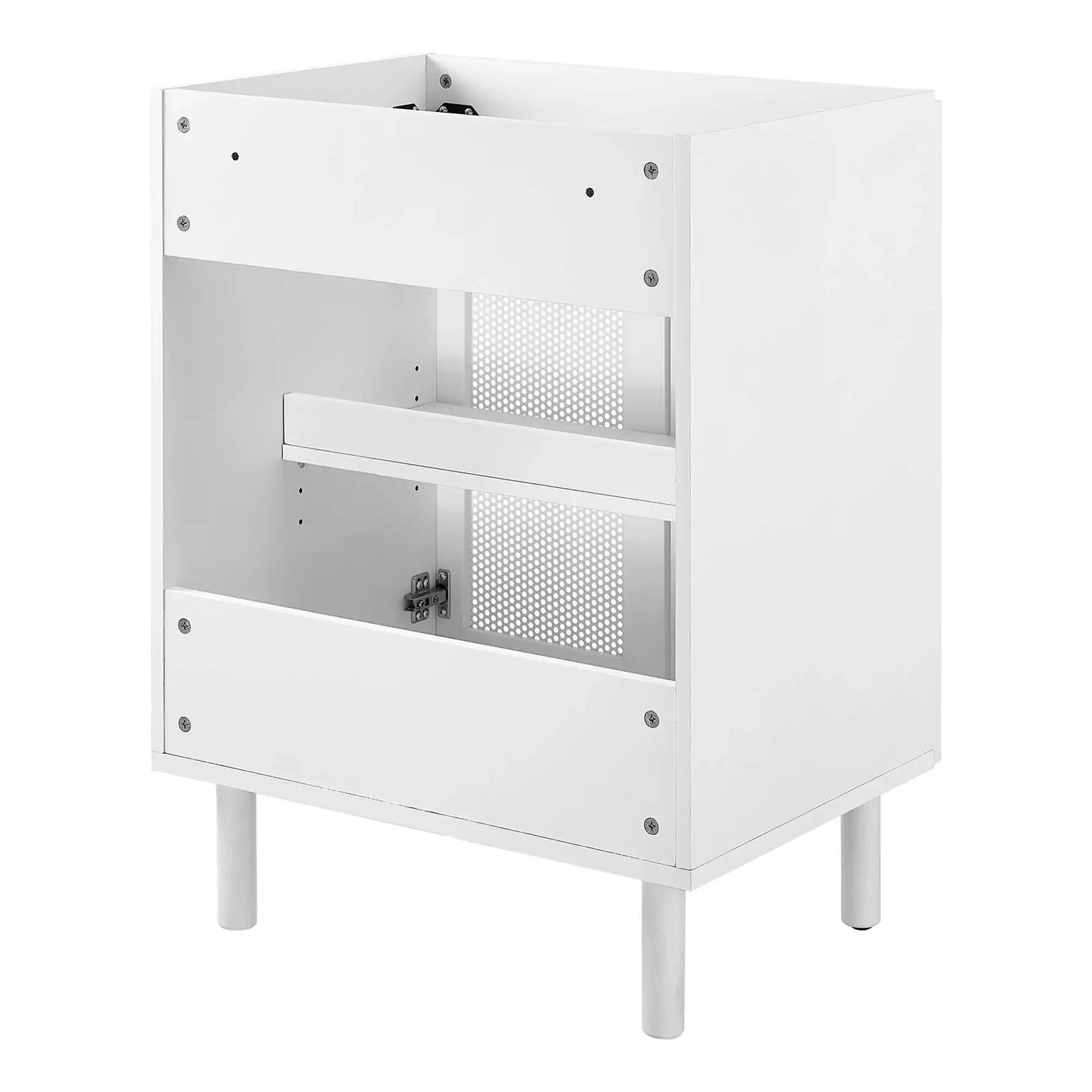Calla 24" Perforated Metal Bathroom Vanity Cabinet (Sink Basin Not Included) by Modway - Best Buy Furniture