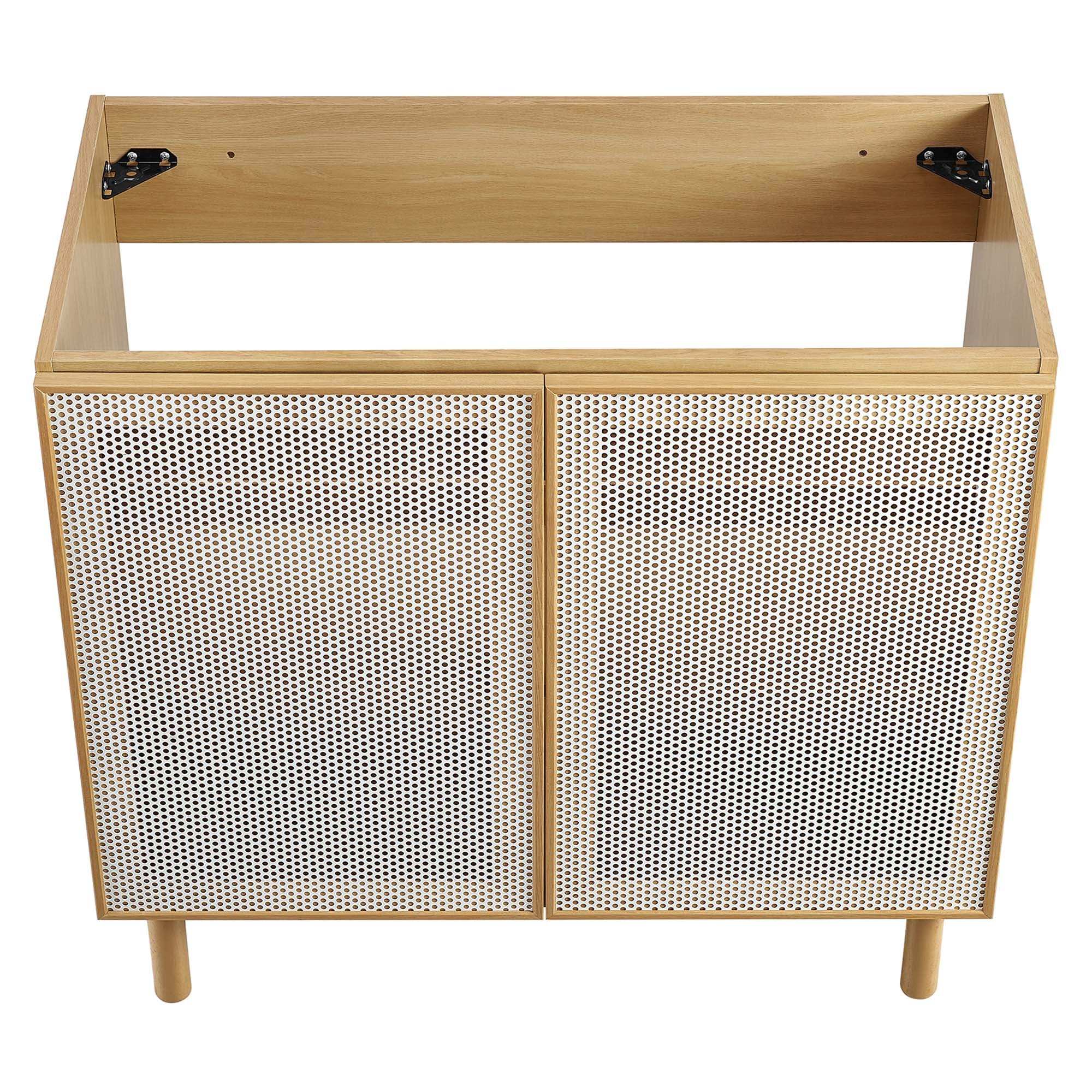 Calla 36" Perforated Metal Bathroom Vanity Cabinet (Sink Basin Not Included) by Modway - Best Buy Furniture