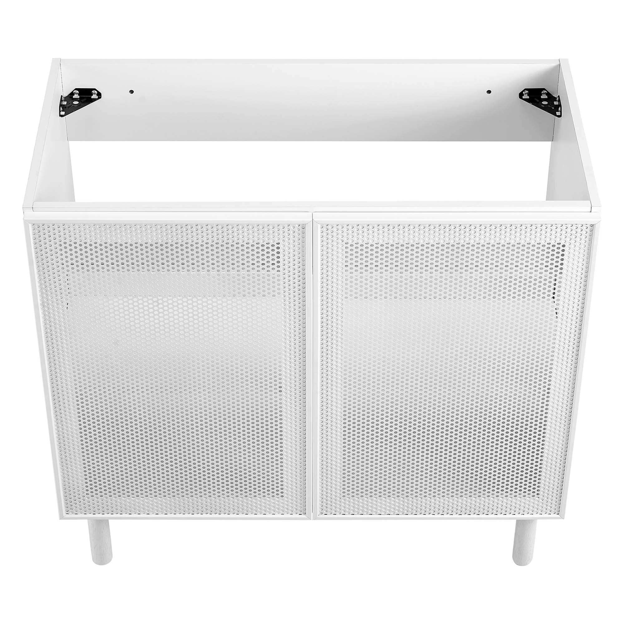 Calla 36" Perforated Metal Bathroom Vanity Cabinet (Sink Basin Not Included) by Modway - Best Buy Furniture