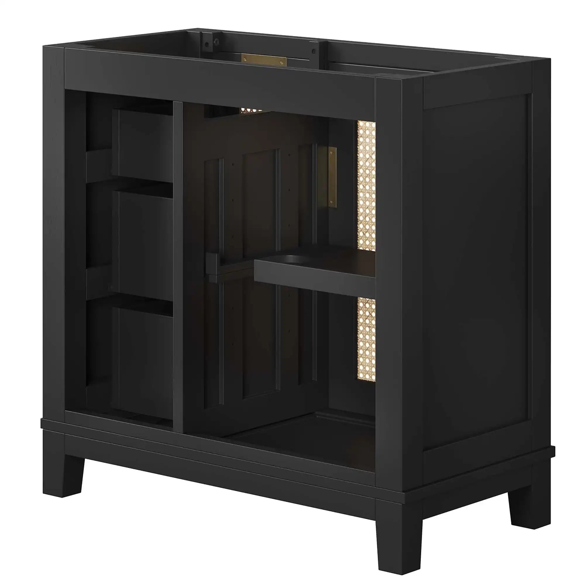 Dixie 36" Solid Wood Bathroom Vanity Cabinet (Sink Basin Not Included) by Modway - Best Buy Furniture