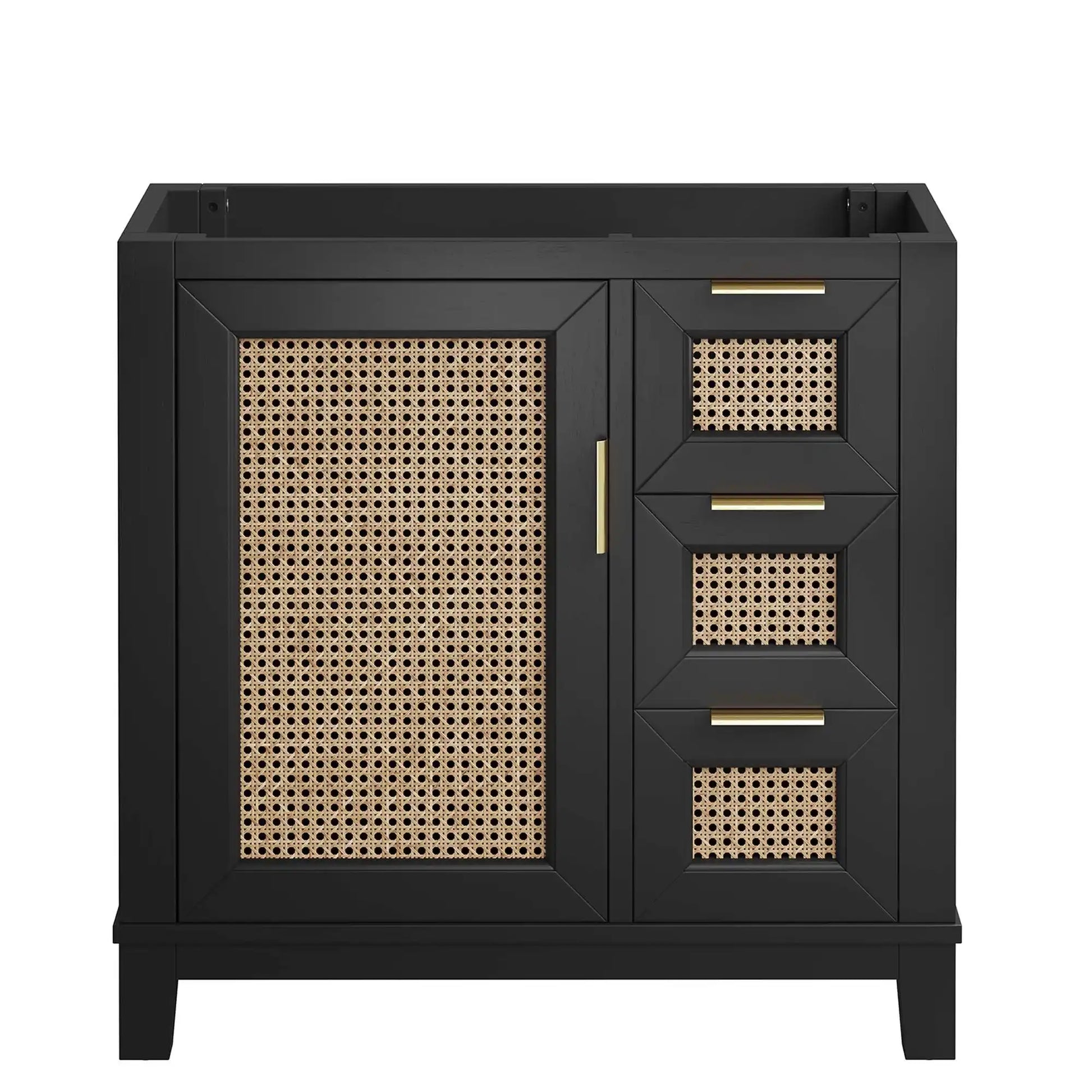Dixie 36" Solid Wood Bathroom Vanity Cabinet (Sink Basin Not Included) by Modway - Best Buy Furniture