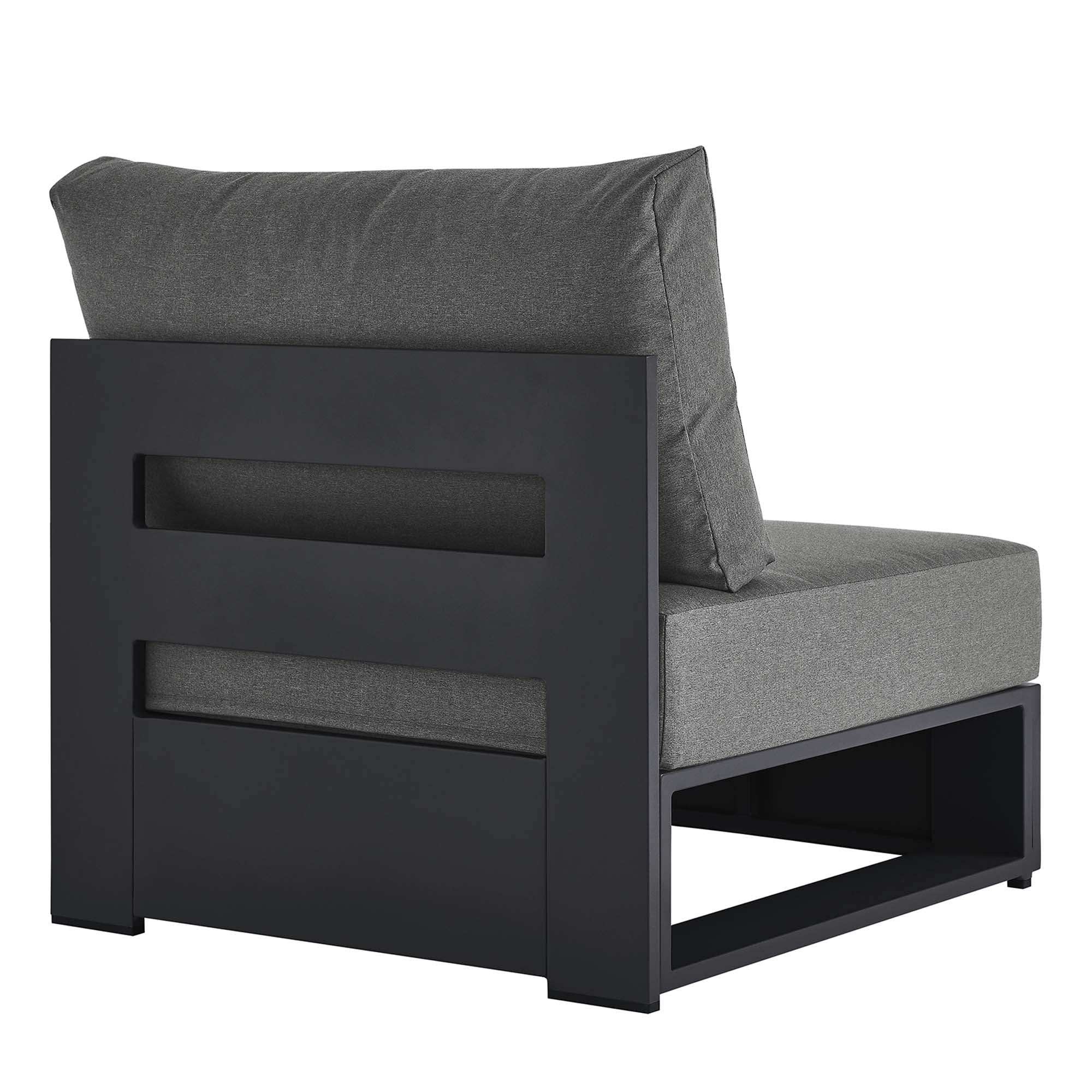 Tahoe Outdoor Patio Powder-Coated Aluminum Modular Armless Chair by Modway - Best Buy Furniture