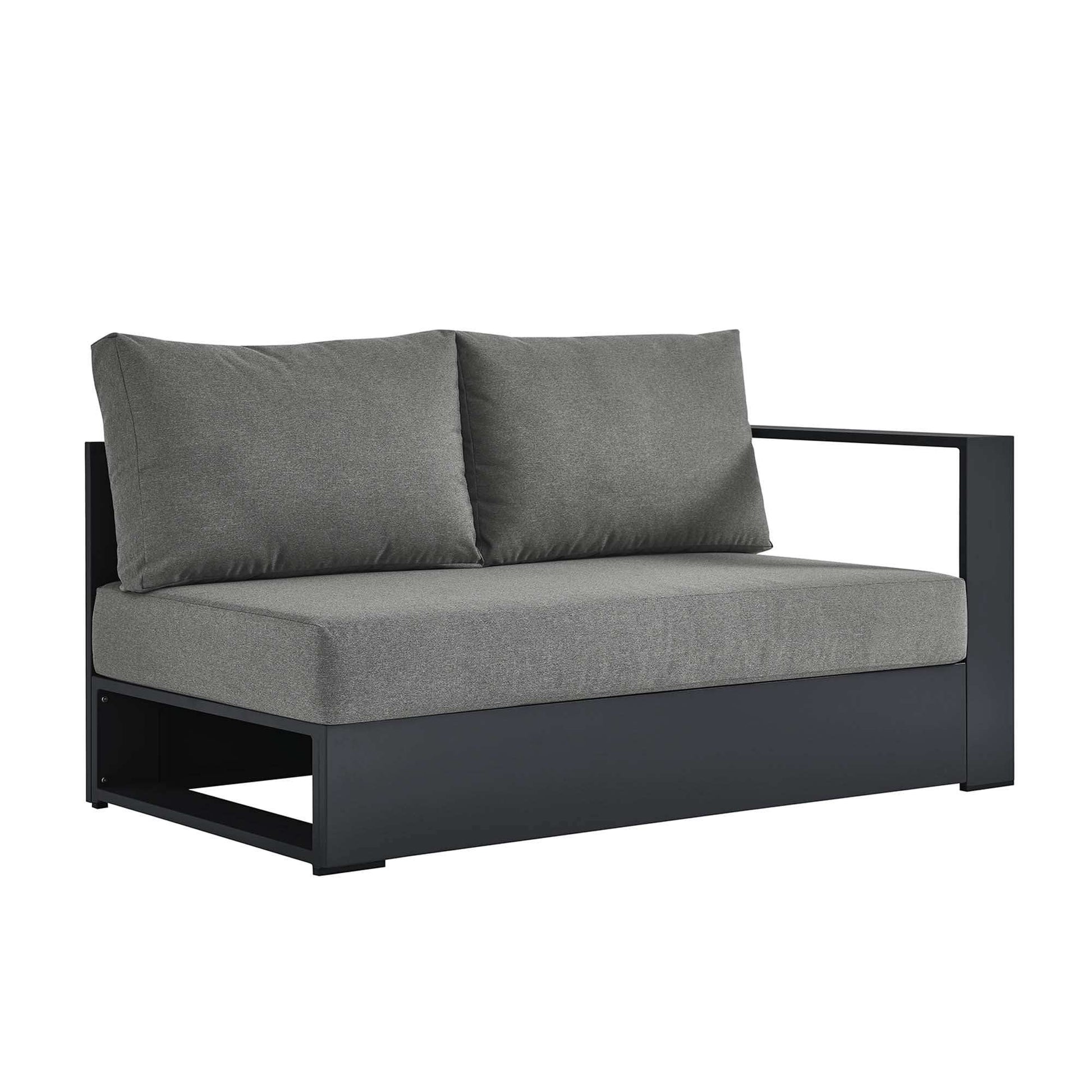 Tahoe Outdoor Patio Powder-Coated Aluminum Modular Right-Facing Loveseat by Modway - Best Buy Furniture