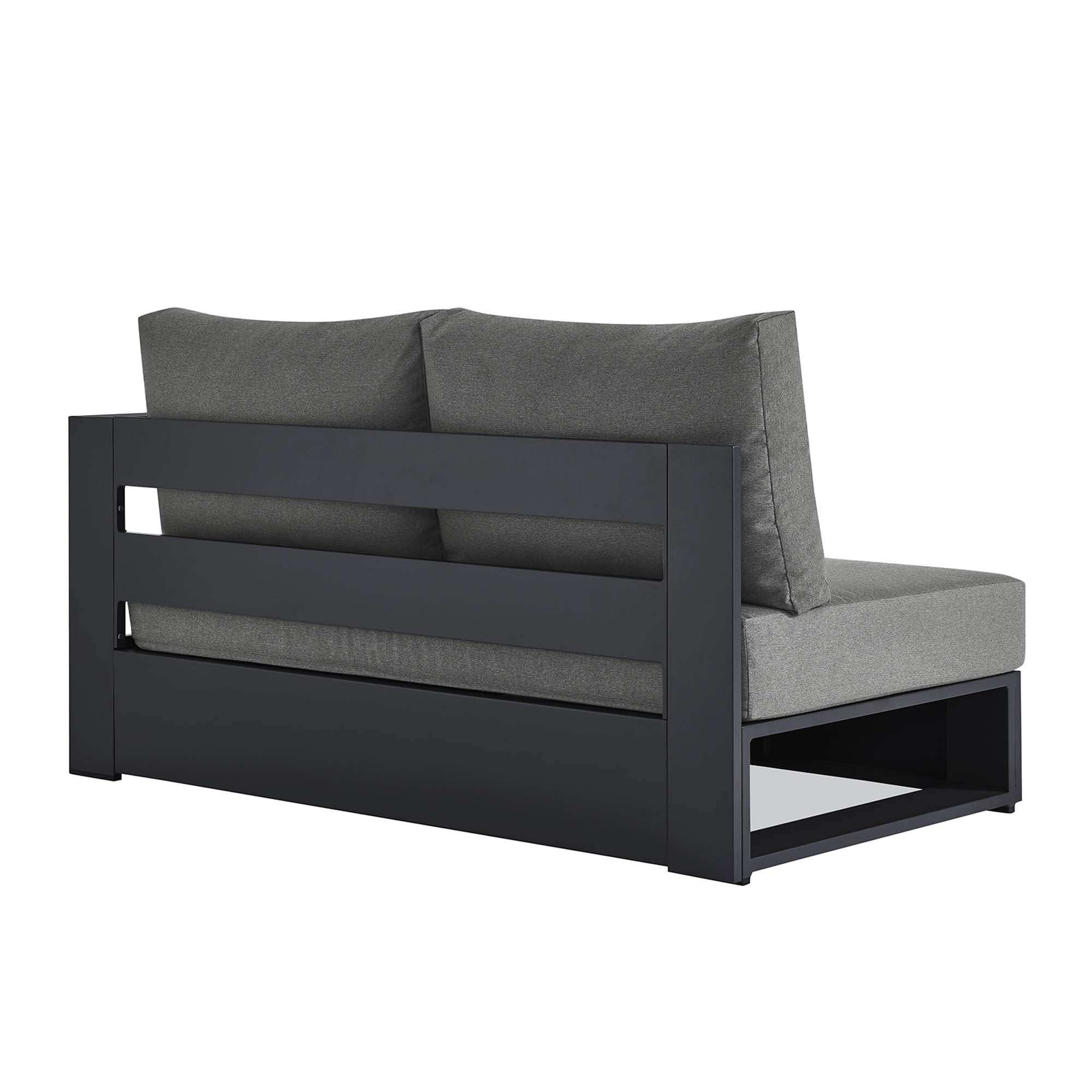 Tahoe Outdoor Patio Powder-Coated Aluminum Modular Right-Facing Loveseat by Modway - Best Buy Furniture