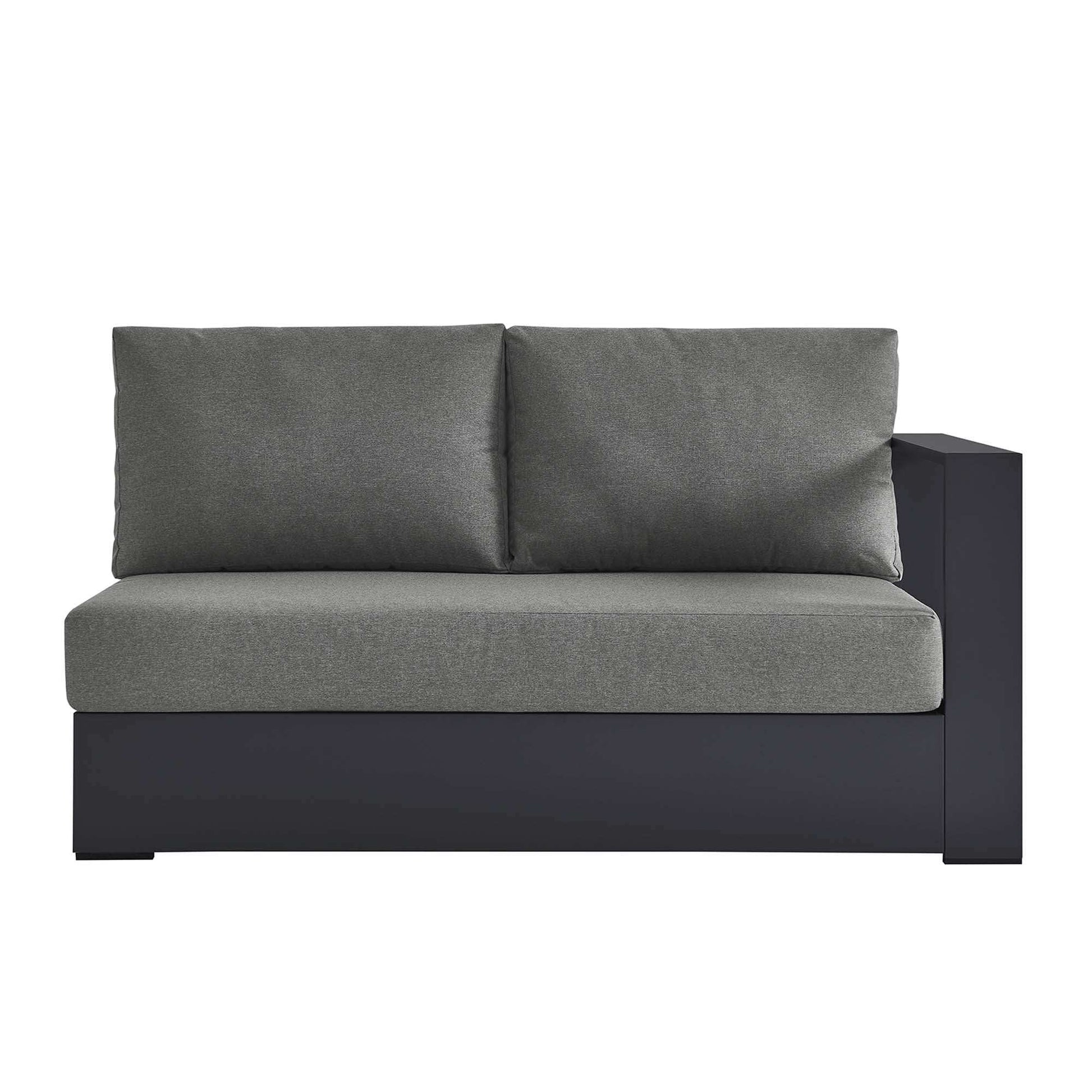 Tahoe Outdoor Patio Powder-Coated Aluminum Modular Right-Facing Loveseat by Modway - Best Buy Furniture