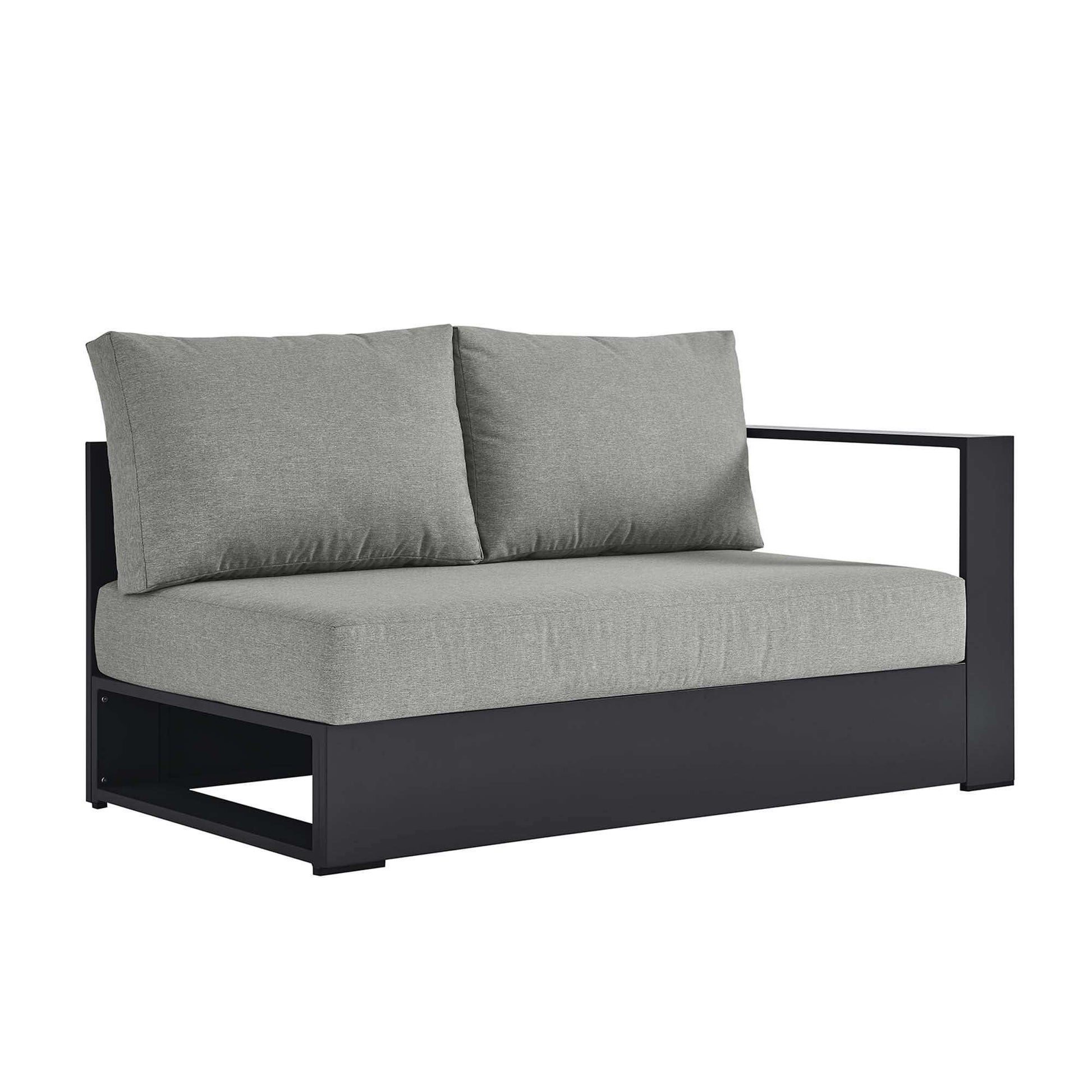 Tahoe Outdoor Patio Powder-Coated Aluminum Modular Right-Facing Loveseat by Modway - Best Buy Furniture
