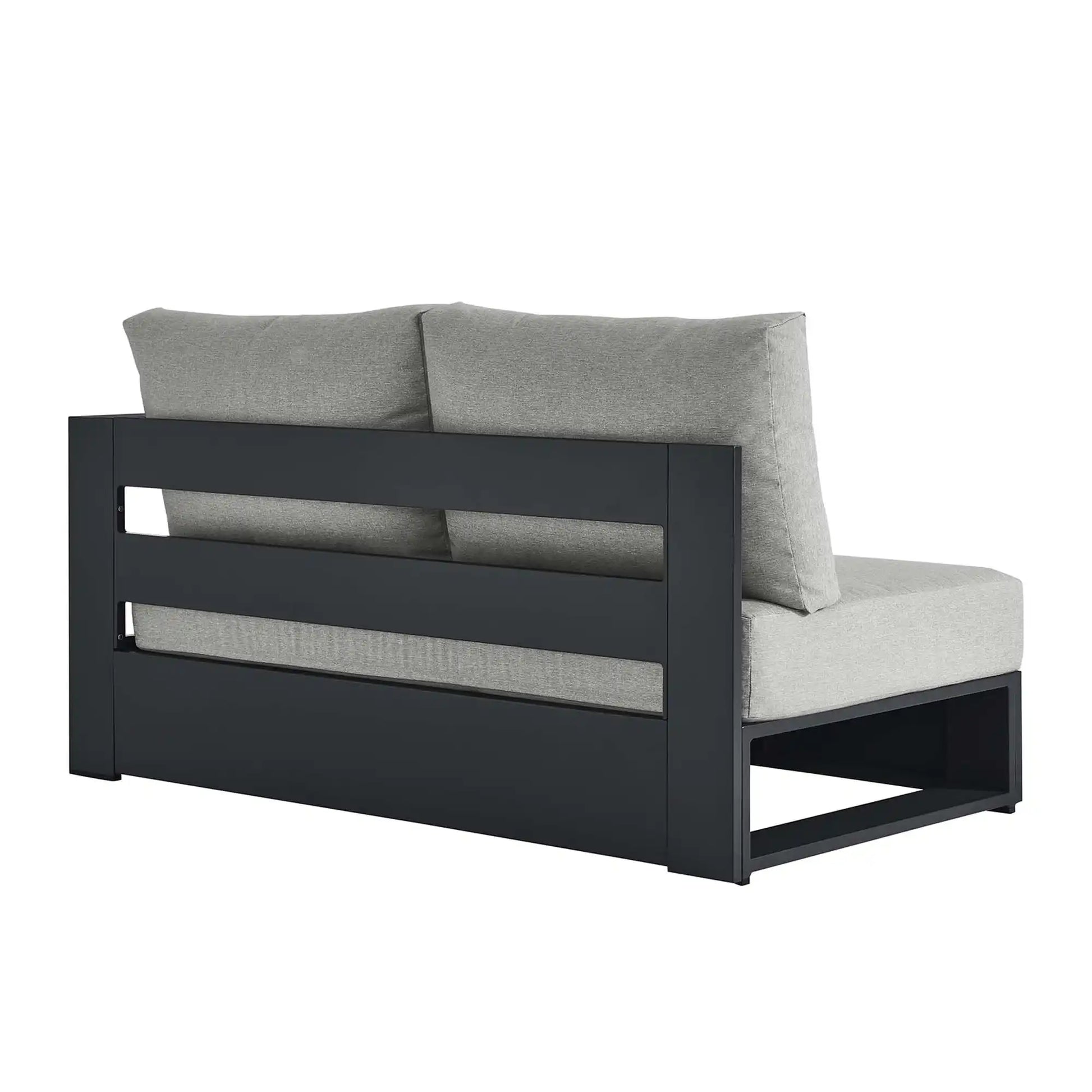 Tahoe Outdoor Patio Powder-Coated Aluminum Modular Right-Facing Loveseat by Modway - Best Buy Furniture