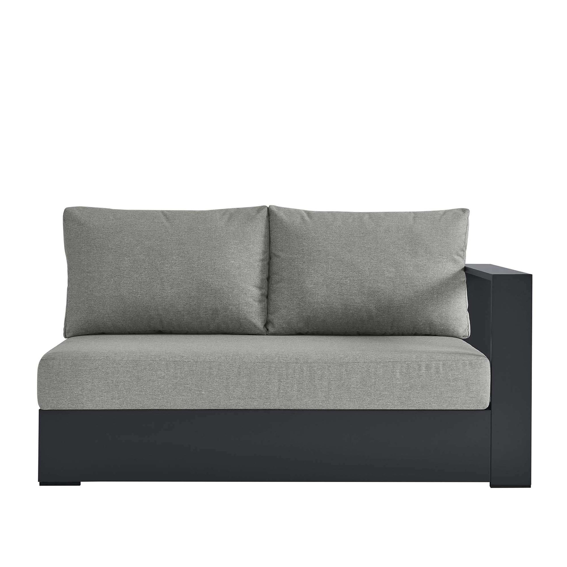 Tahoe Outdoor Patio Powder-Coated Aluminum Modular Right-Facing Loveseat by Modway - Best Buy Furniture