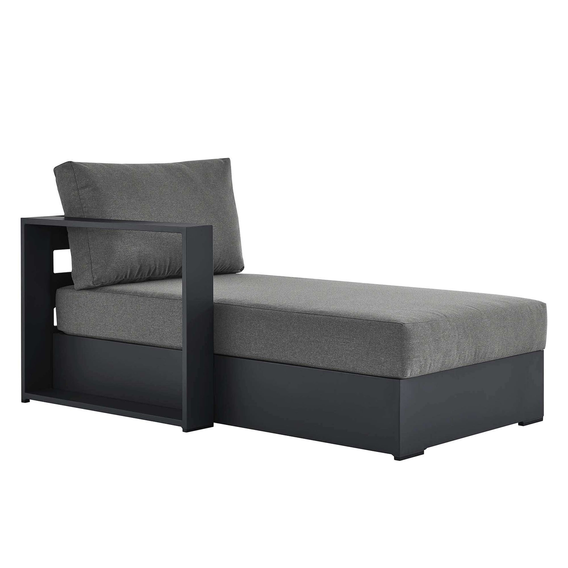 Tahoe Outdoor Patio Powder-Coated Aluminum Modular Left-Facing Chaise Lounge by Modway - Best Buy Furniture