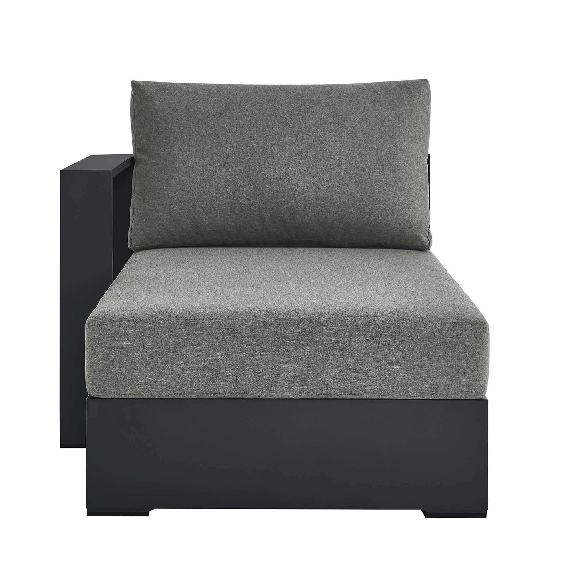 Tahoe Outdoor Patio Powder-Coated Aluminum Modular Left-Facing Chaise Lounge by Modway - Best Buy Furniture