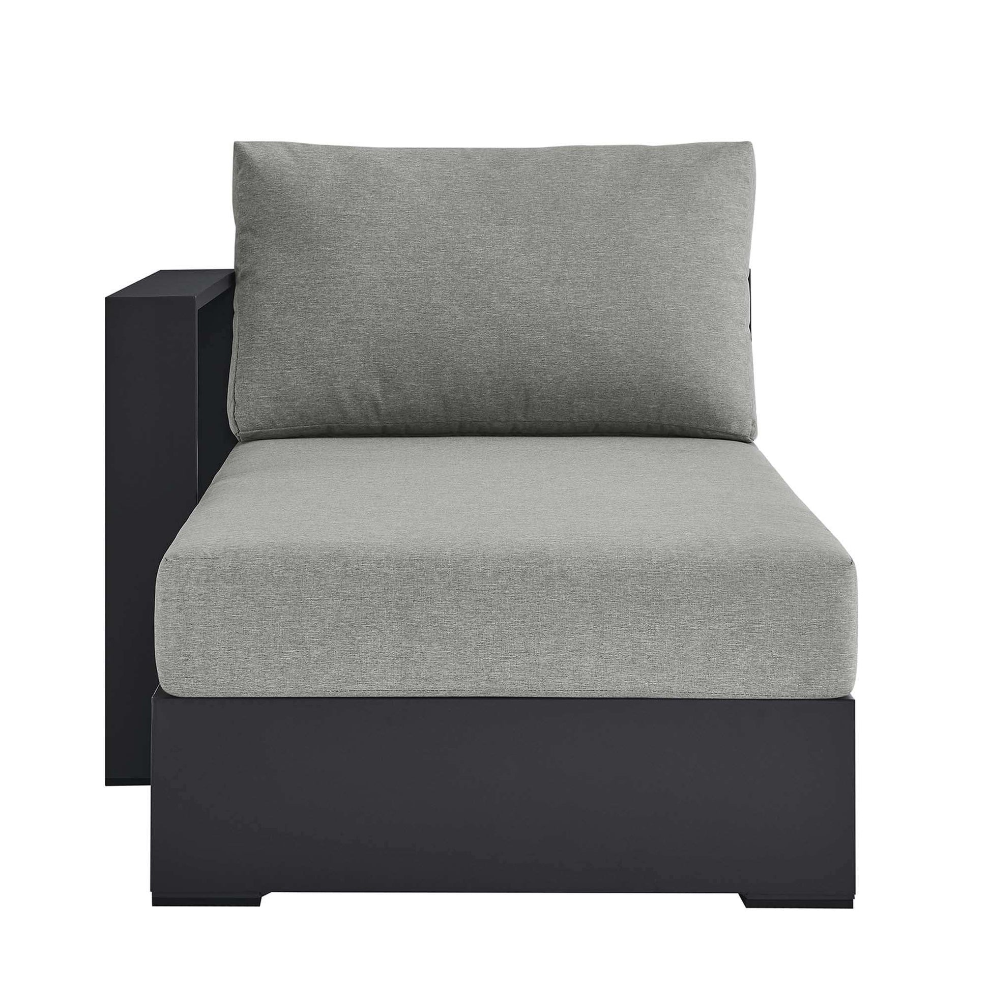 Tahoe Outdoor Patio Powder-Coated Aluminum Modular Left-Facing Chaise Lounge by Modway - Best Buy Furniture