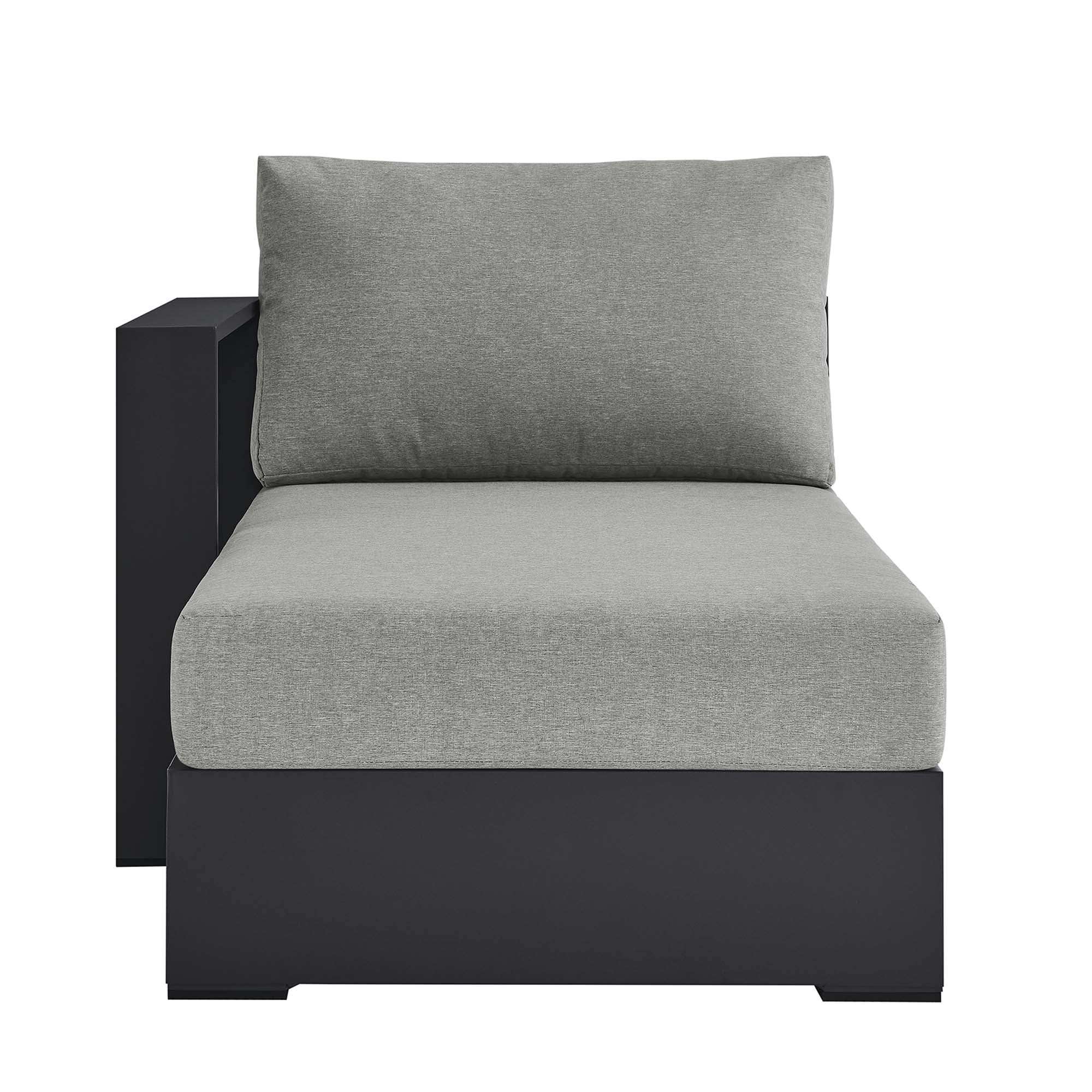 Tahoe Outdoor Patio Powder-Coated Aluminum Modular Left-Facing Chaise Lounge by Modway - Best Buy Furniture