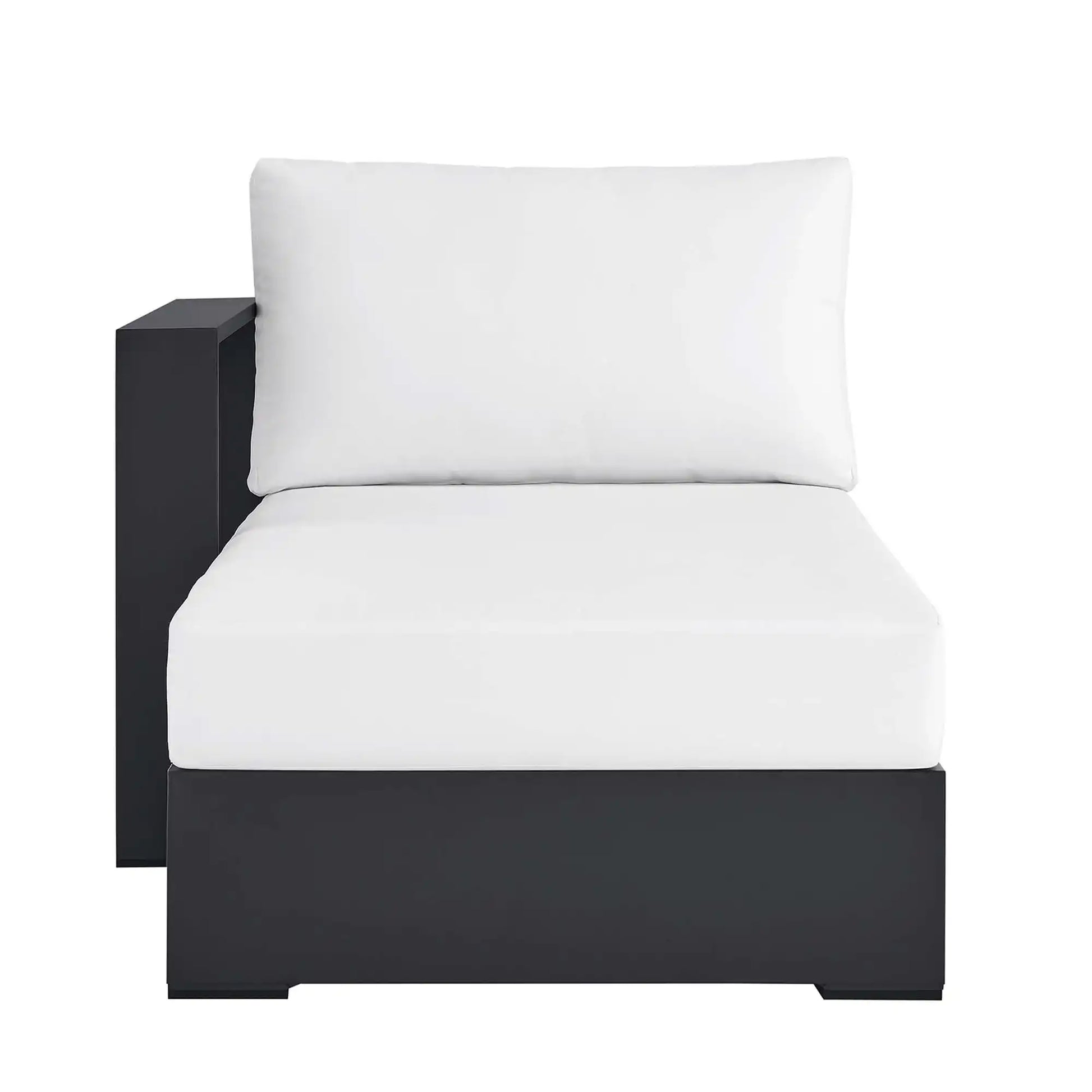 Tahoe Outdoor Patio Powder-Coated Aluminum Modular Left-Facing Chaise Lounge by Modway - Best Buy Furniture