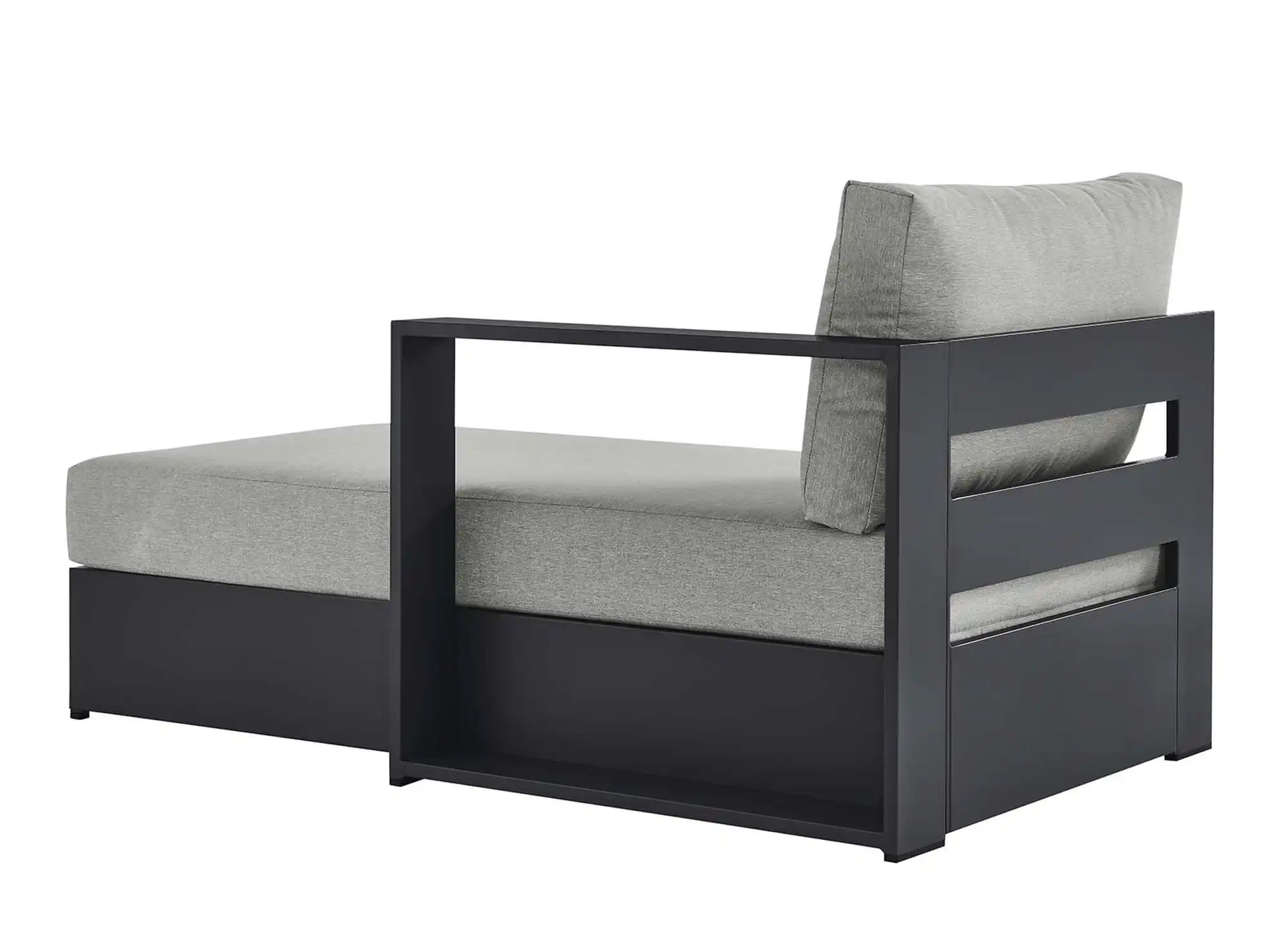 Tahoe Outdoor Patio Powder-Coated Aluminum Modular Right-Facing Chaise Lounge by Modway - Best Buy Furniture