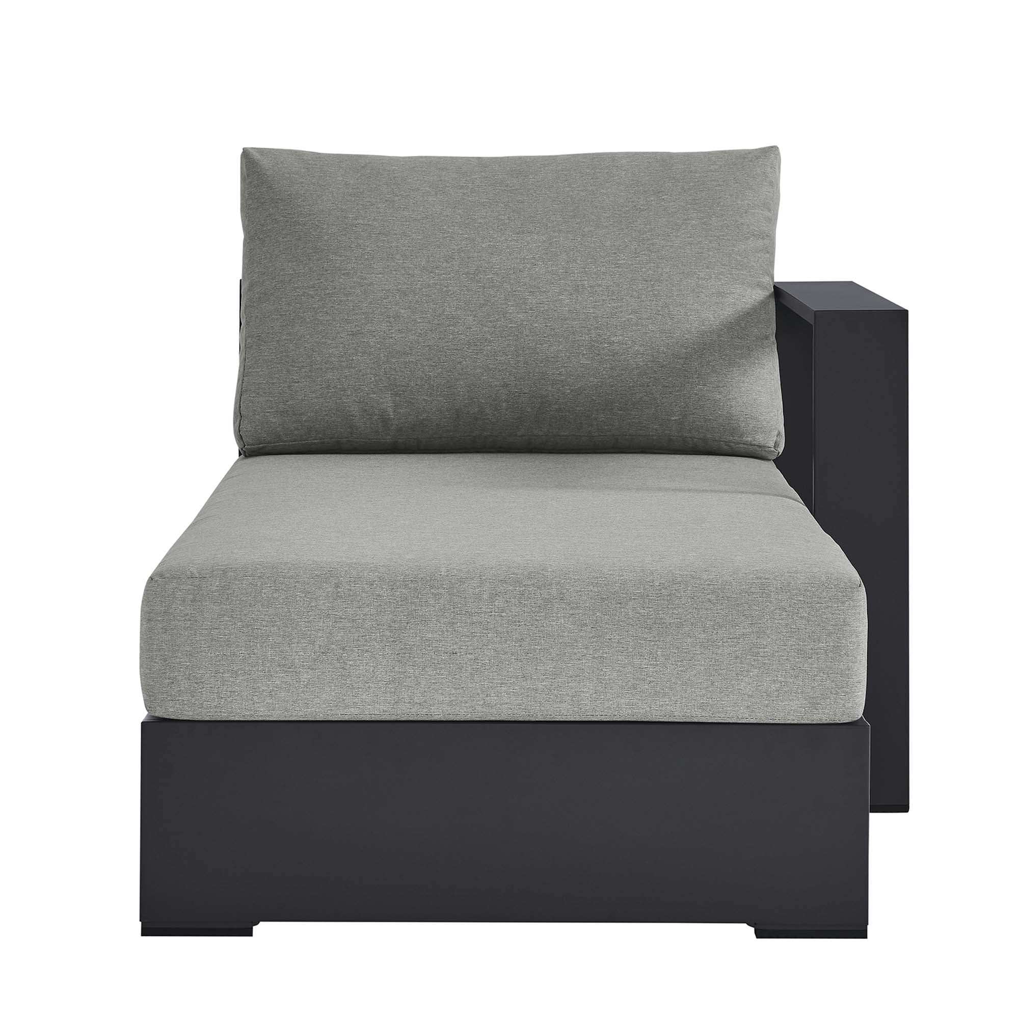 Tahoe Outdoor Patio Powder-Coated Aluminum Modular Right-Facing Chaise Lounge by Modway - Best Buy Furniture