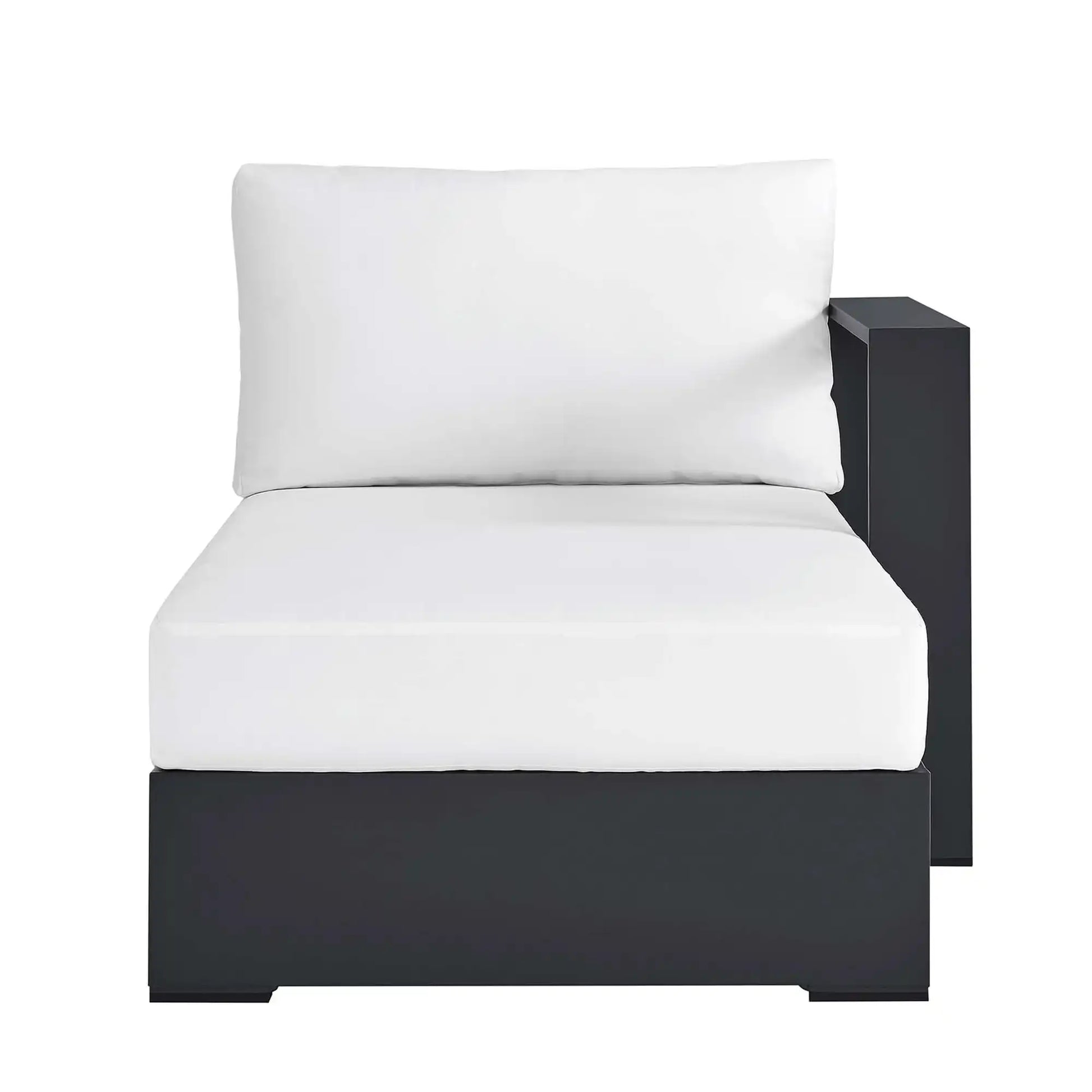 Tahoe Outdoor Patio Powder-Coated Aluminum Modular Right-Facing Chaise Lounge by Modway - Best Buy Furniture