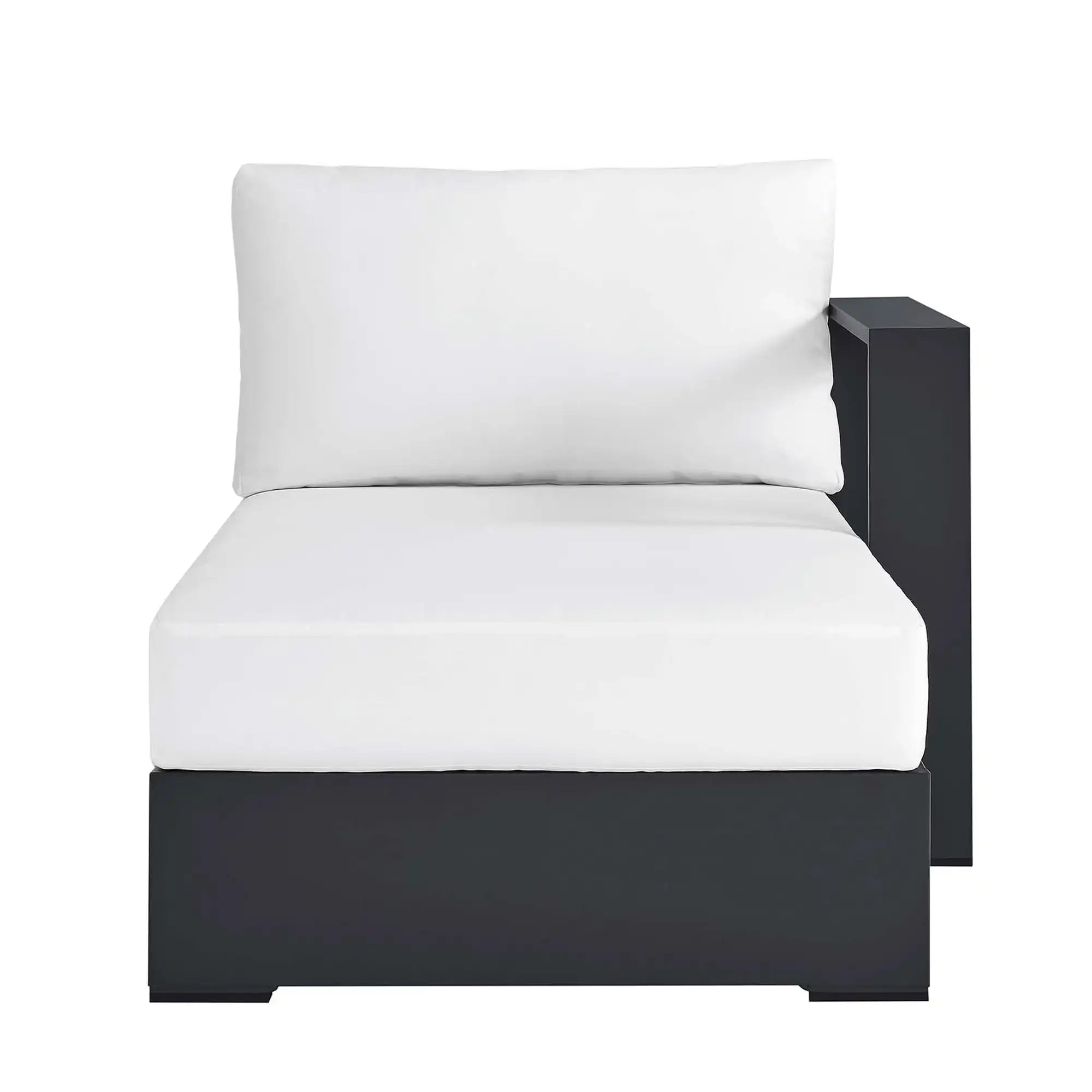 Tahoe Outdoor Patio Powder-Coated Aluminum Modular Right-Facing Chaise Lounge by Modway - Best Buy Furniture