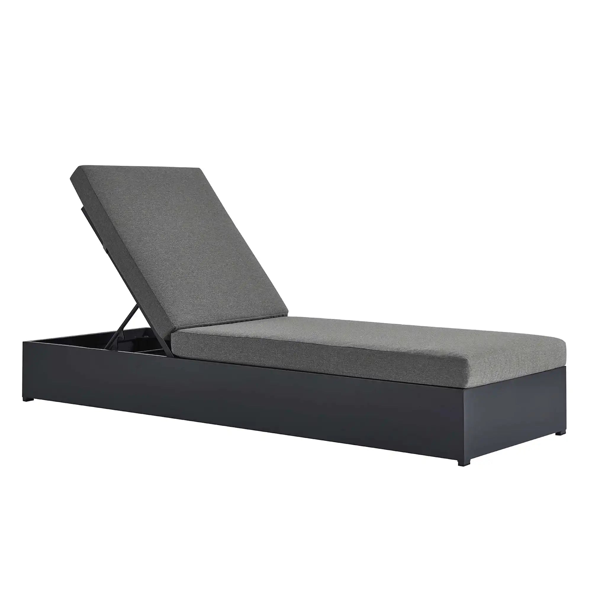 Tahoe Outdoor Patio Powder-Coated Aluminum Chaise Lounge Chair by Modway - Best Buy Furniture