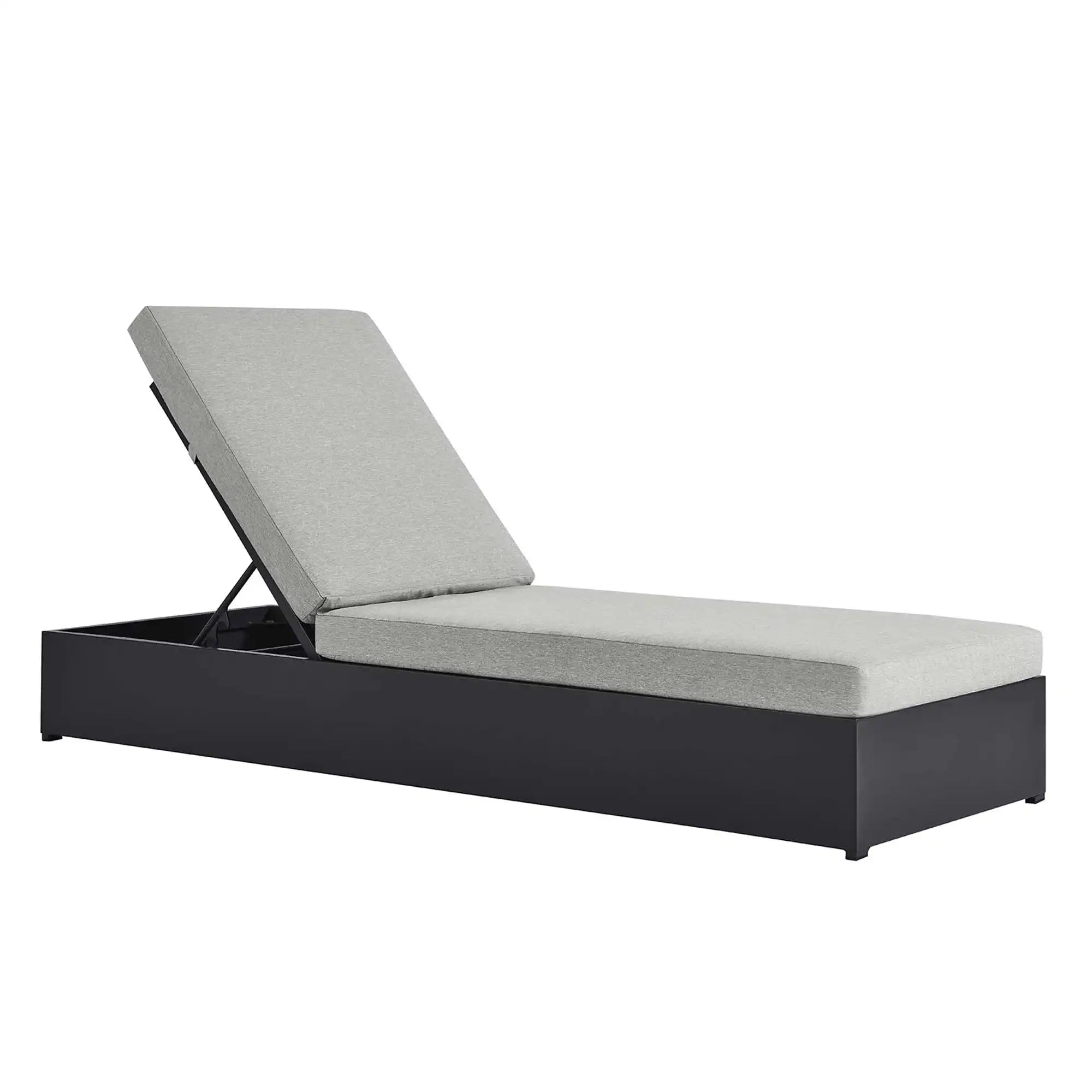 Tahoe Outdoor Patio Powder-Coated Aluminum Chaise Lounge Chair by Modway - Best Buy Furniture