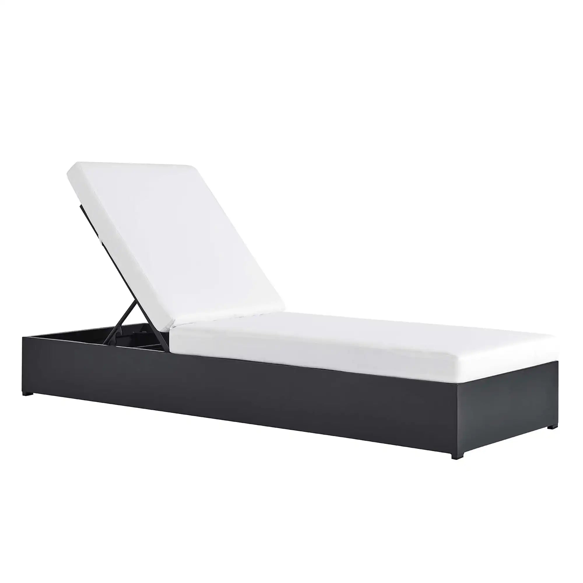 Tahoe Outdoor Patio Powder-Coated Aluminum Chaise Lounge Chair by Modway - Best Buy Furniture