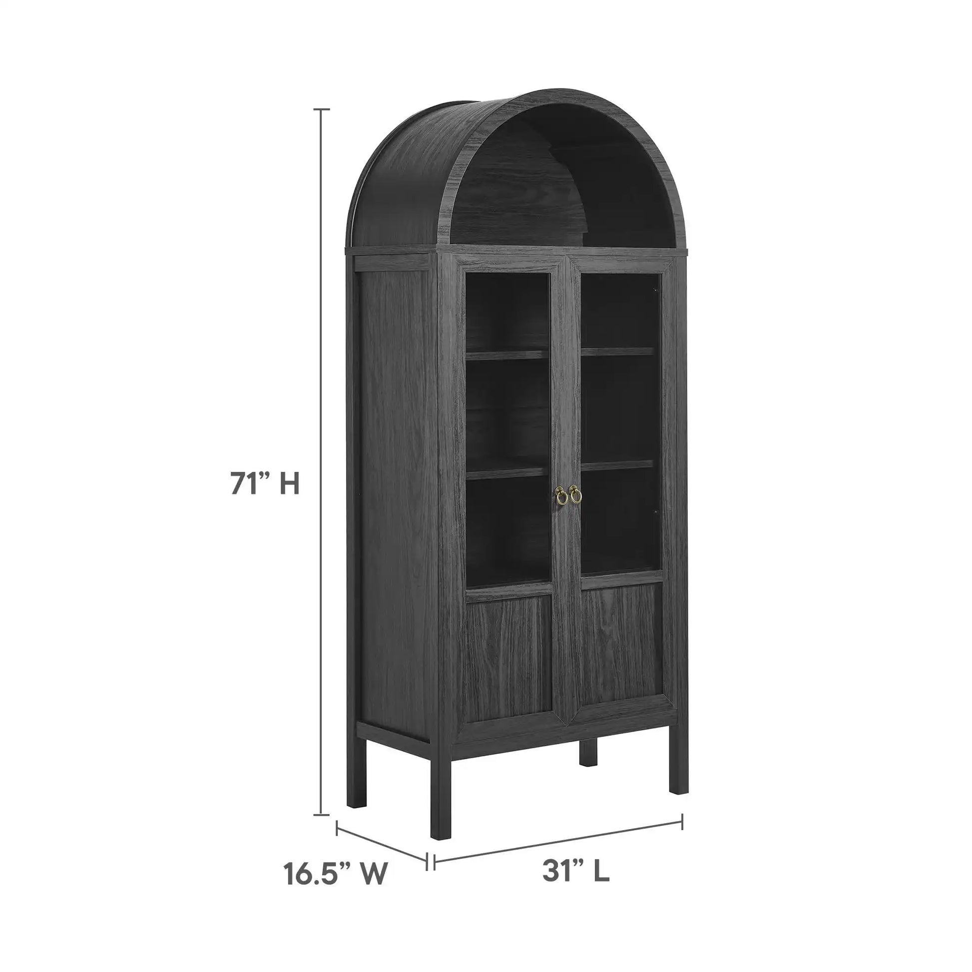Tessa Tall Arched Storage Display Cabinet by Modway - Best Buy Furniture
