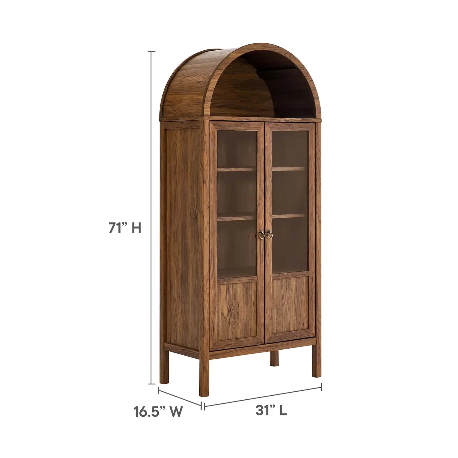 Tessa Tall Arched Storage Display Cabinet by Modway - Best Buy Furniture