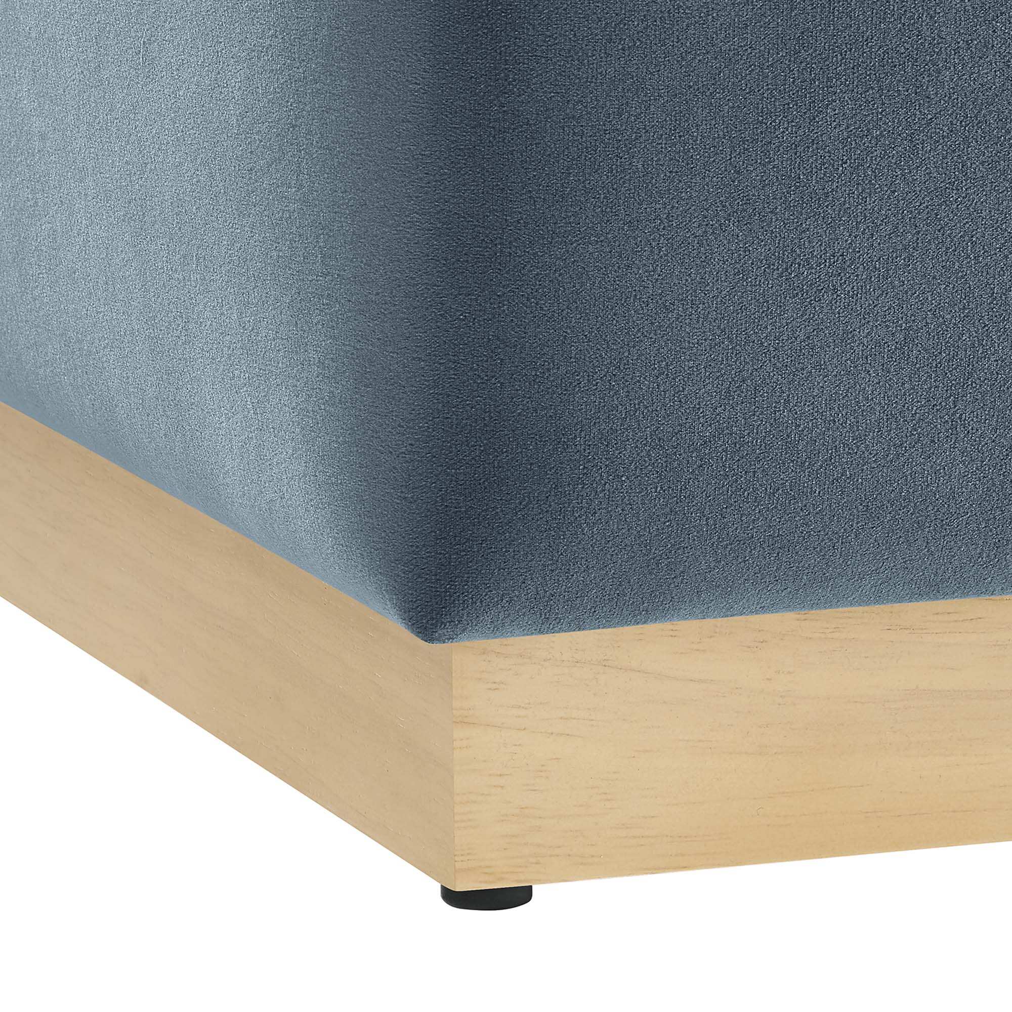Tilden 17" Square Performance Velvet Upholstered Ottoman by Modway - Best Buy Furniture