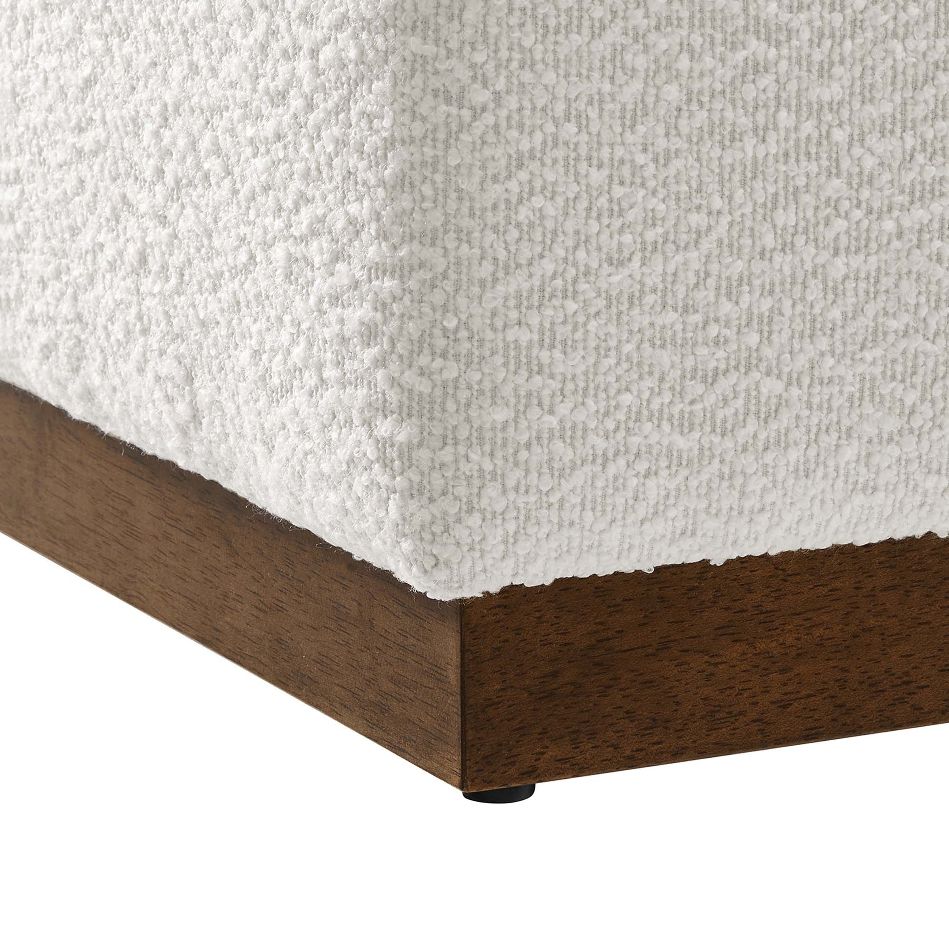 Tilden 17" Square Boucle Upholstered Ottoman by Modway - Best Buy Furniture