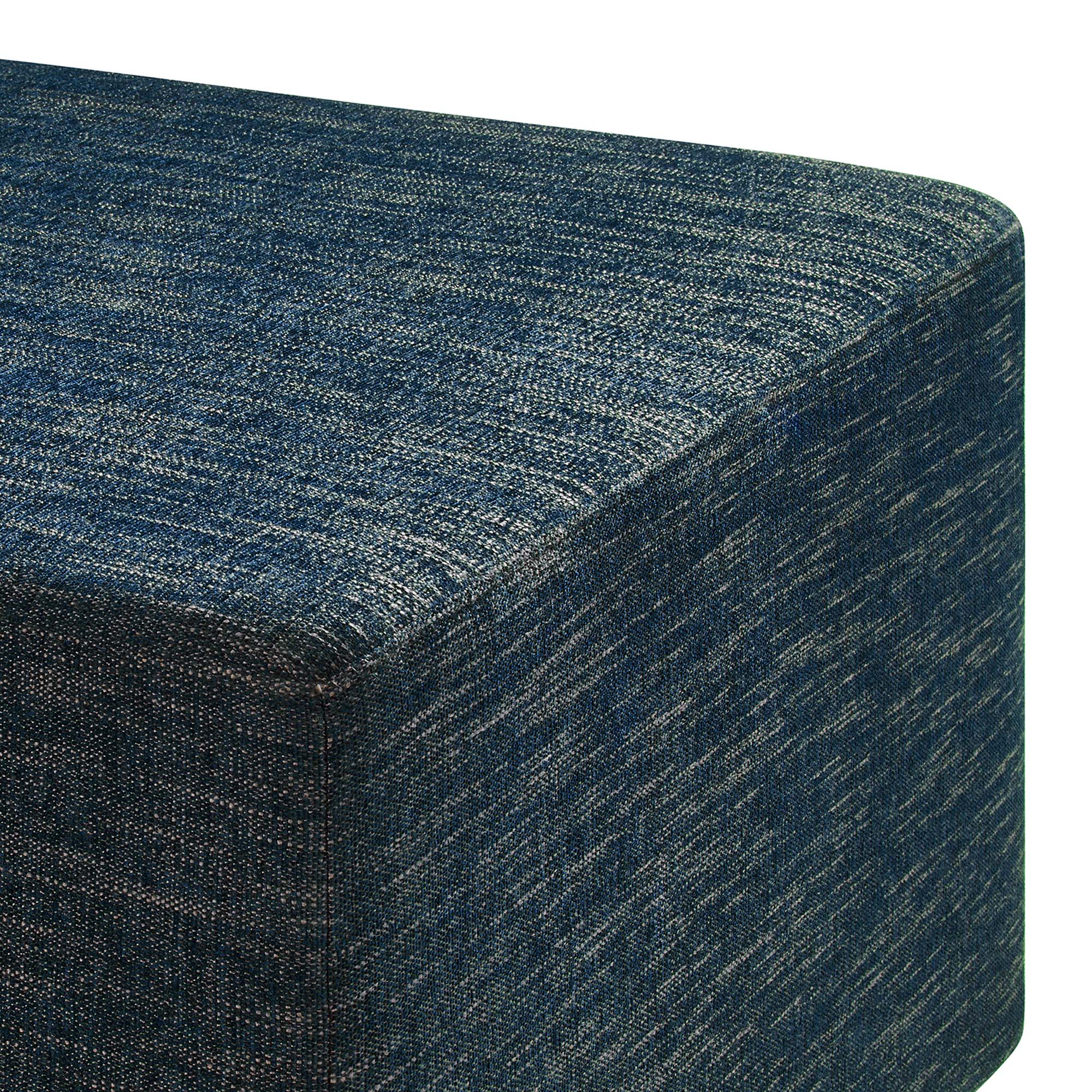 Callum Large 28" Square Woven Heathered Fabric Upholstered Ottoman by Modway - Best Buy Furniture