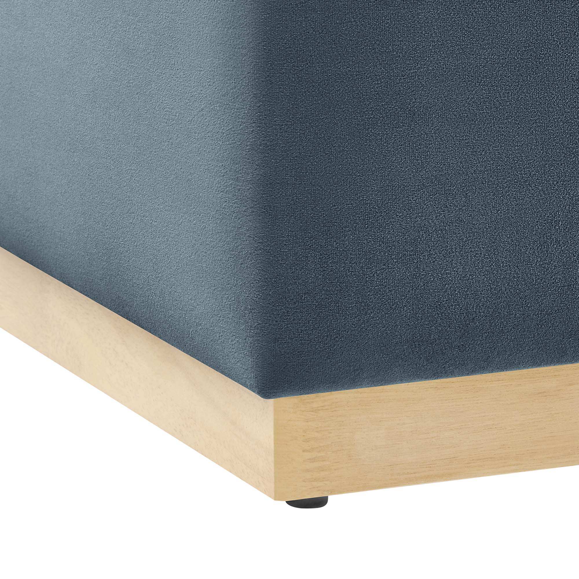 Tilden Large 28" Square Performance Velvet Upholstered Ottoman by Modway - Best Buy Furniture