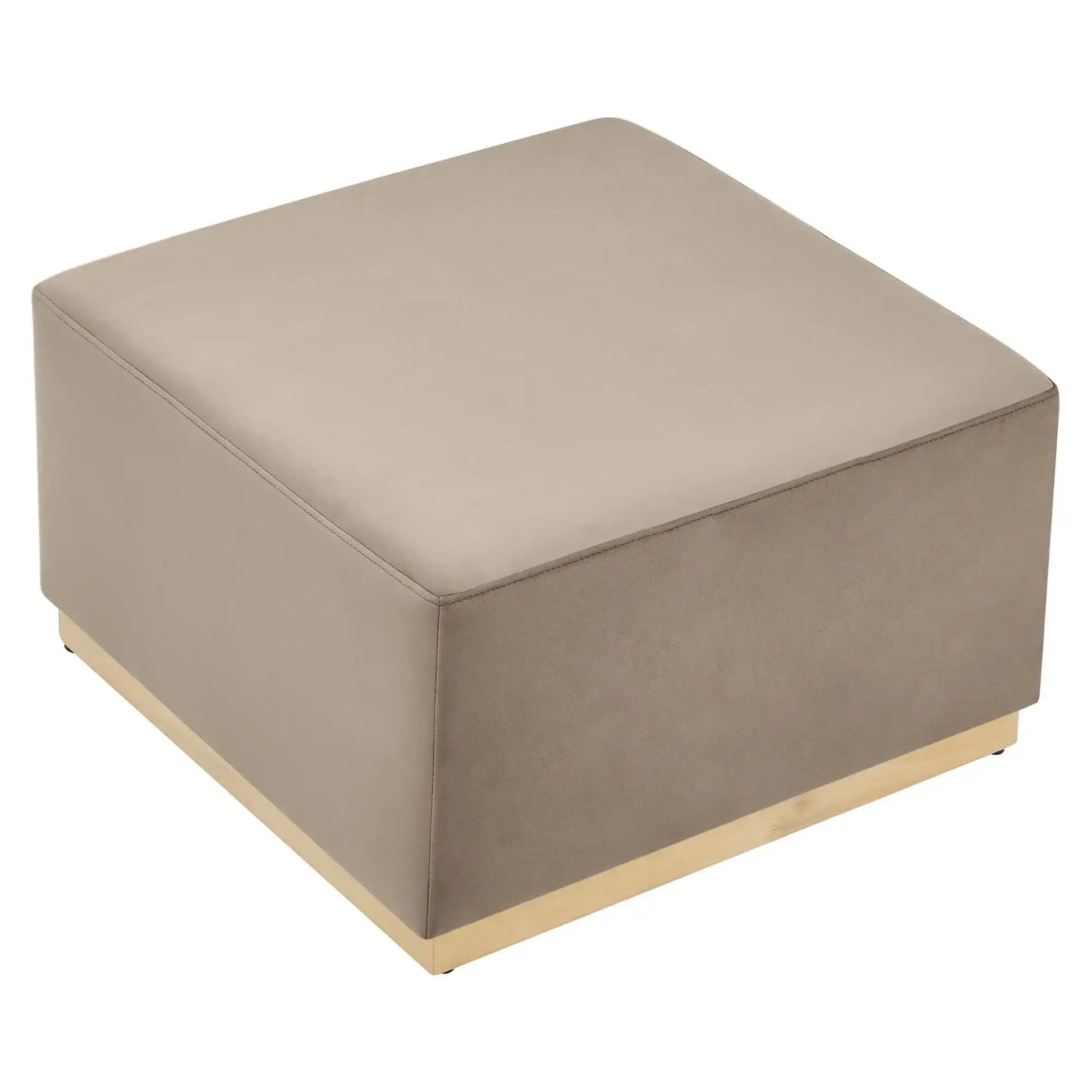 Tilden Large 28" Square Performance Velvet Upholstered Ottoman by Modway - Best Buy Furniture