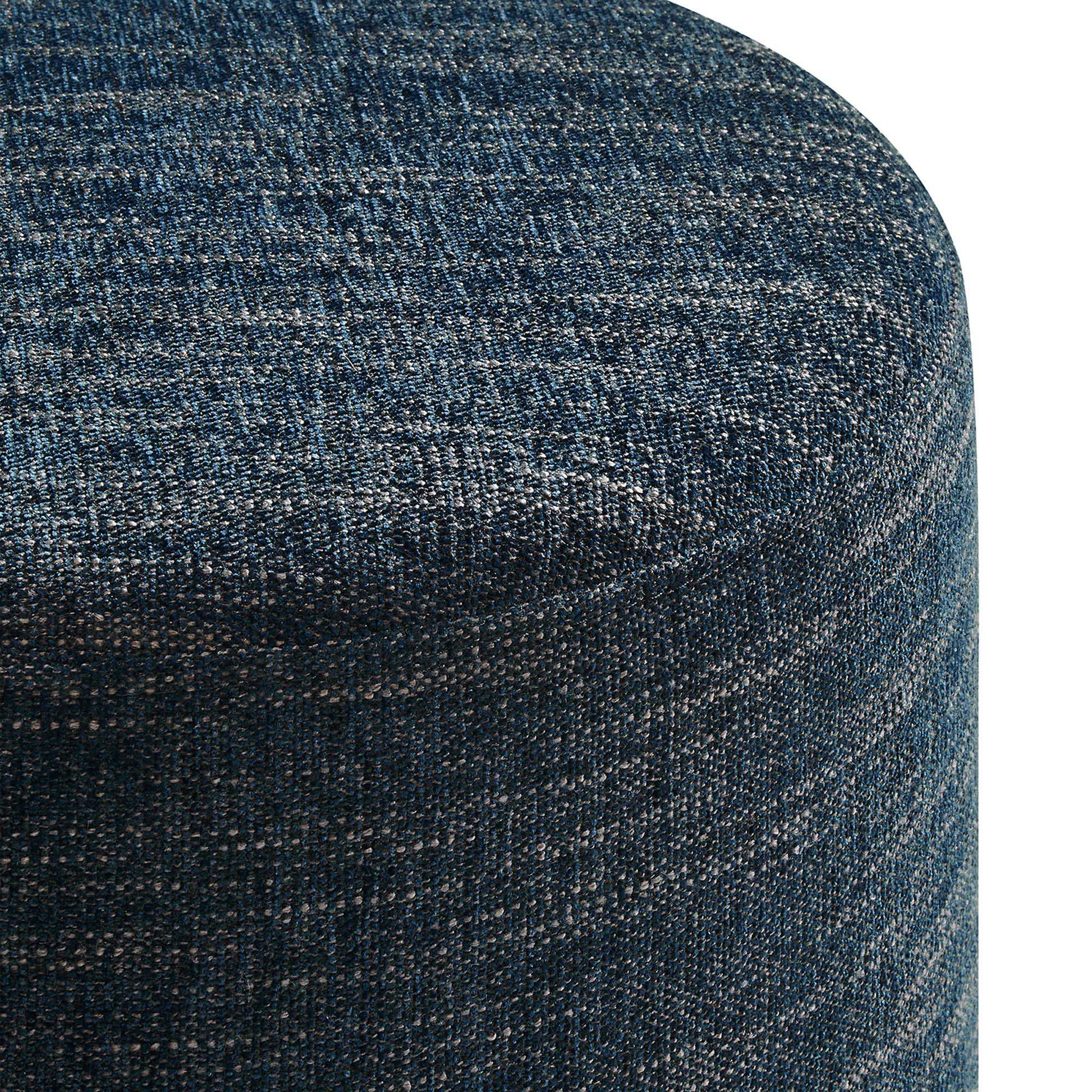 Callum 16" Round Woven Heathered Fabric Upholstered Ottoman by Modway - Best Buy Furniture