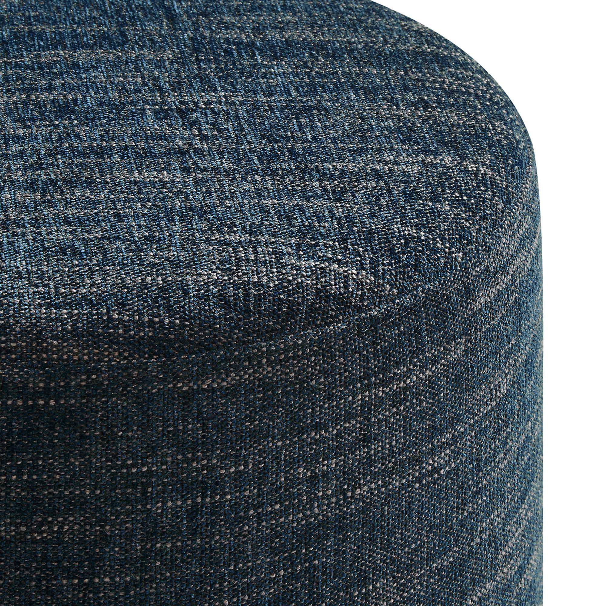 Callum 16" Round Woven Heathered Fabric Upholstered Ottoman by Modway - Best Buy Furniture