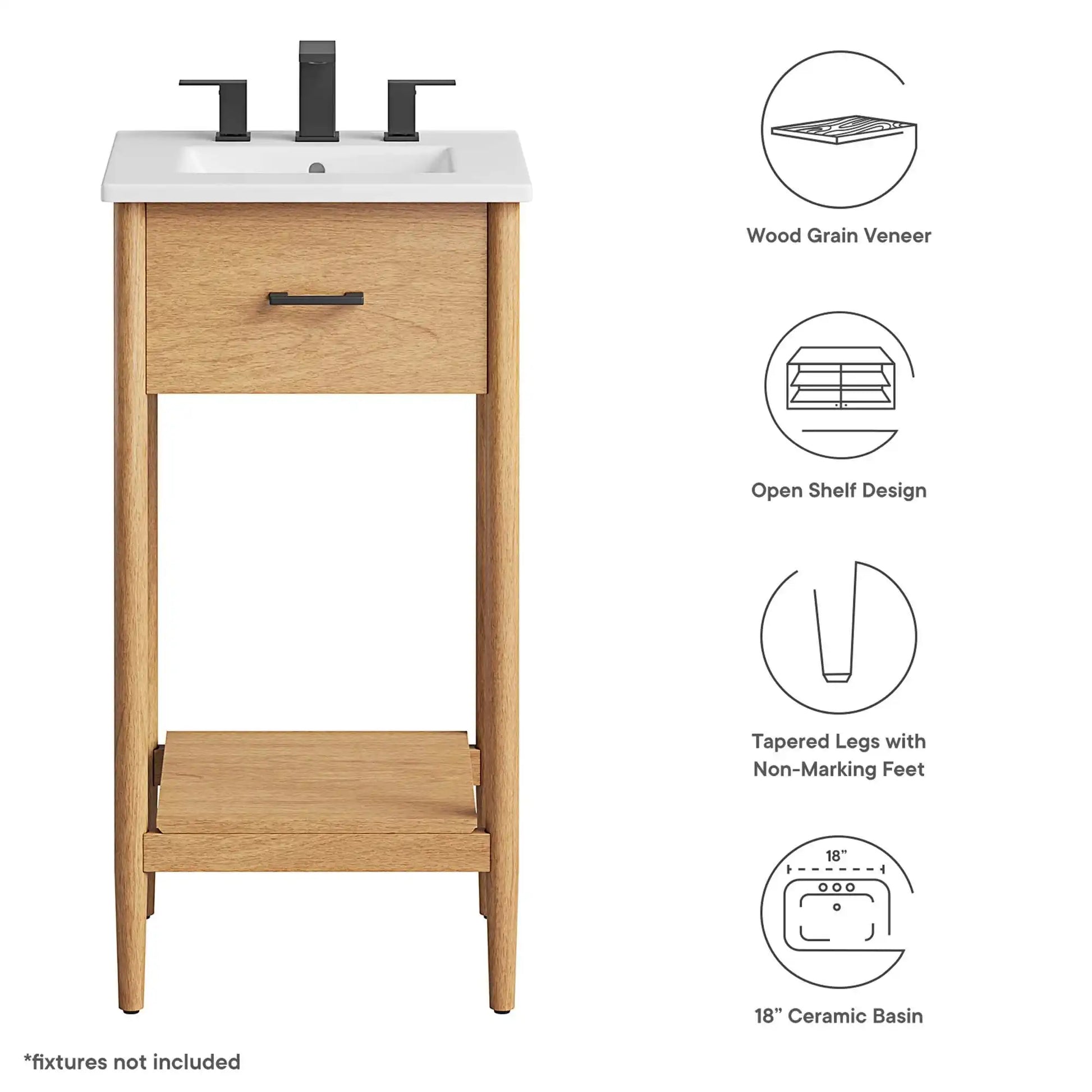 Zaire 18" Bathroom Vanity by Modway - Best Buy Furniture