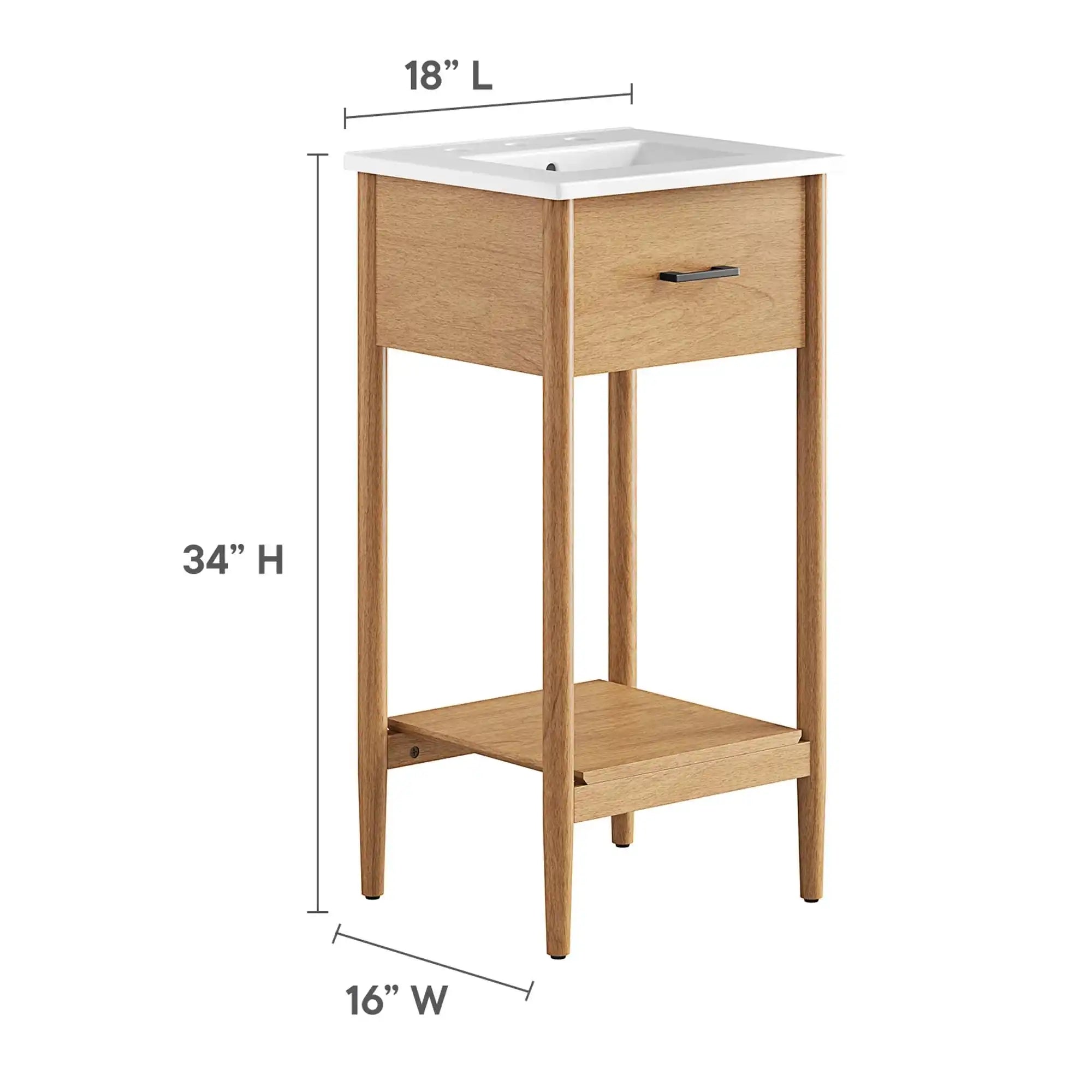 Zaire 18" Bathroom Vanity by Modway - Best Buy Furniture