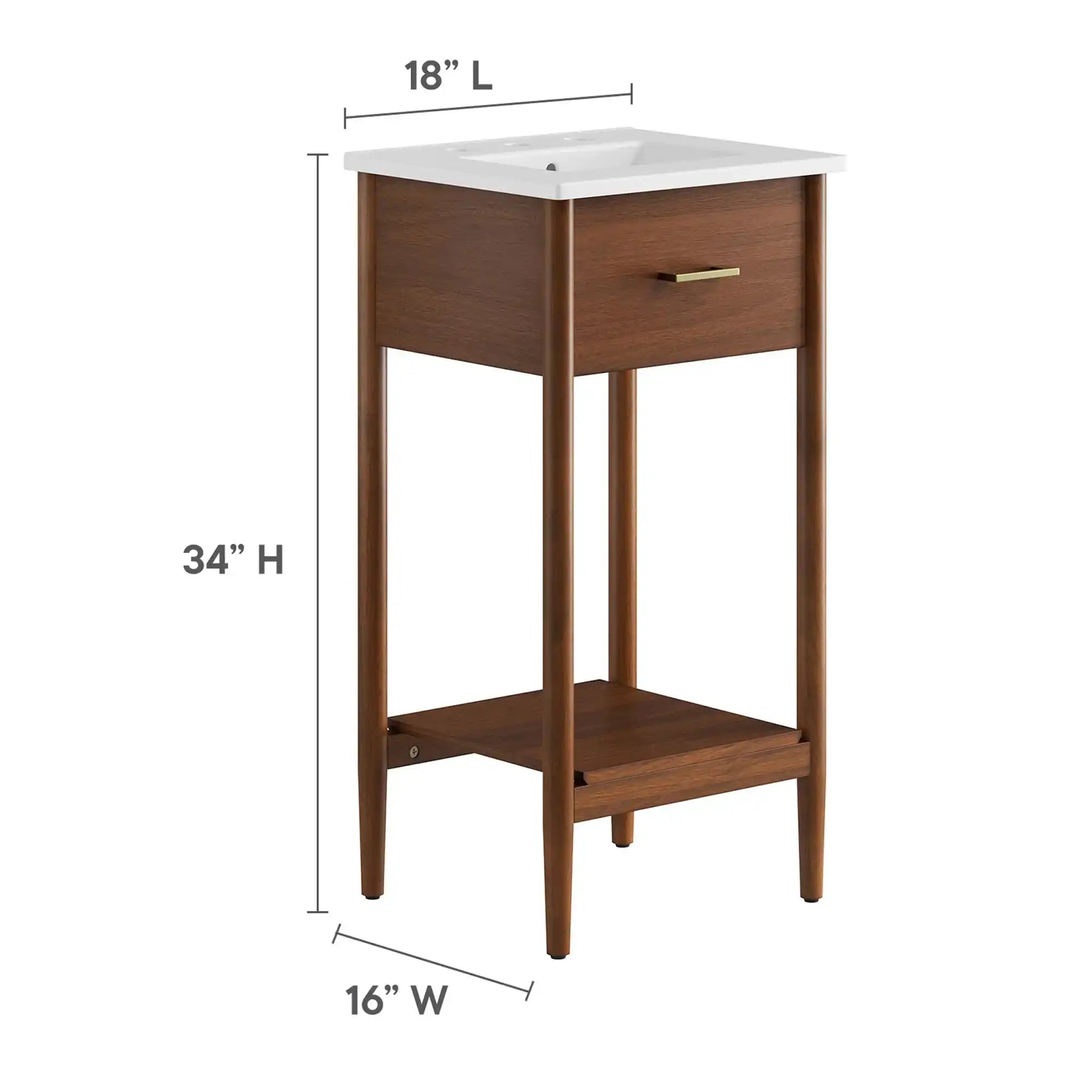 Zaire 18" Bathroom Vanity by Modway - Best Buy Furniture