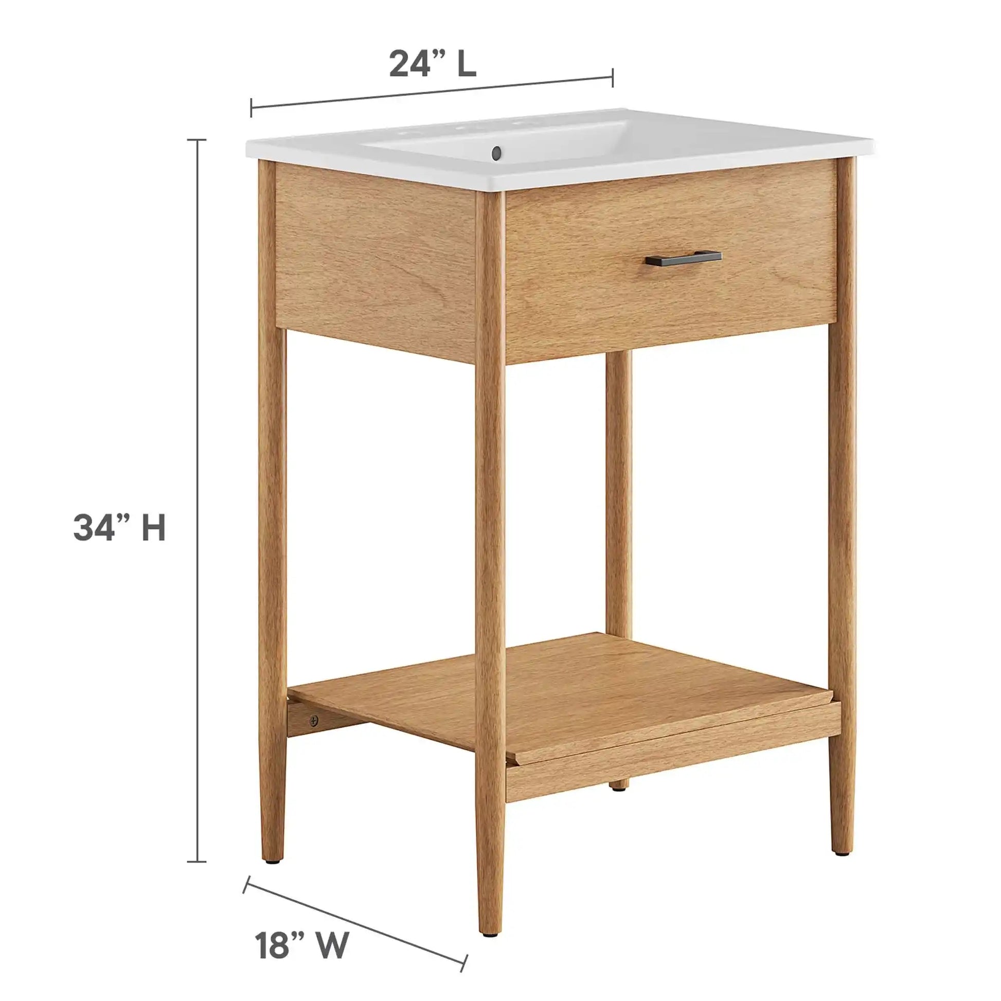 Zaire 24" Bathroom Vanity by Modway - Best Buy Furniture
