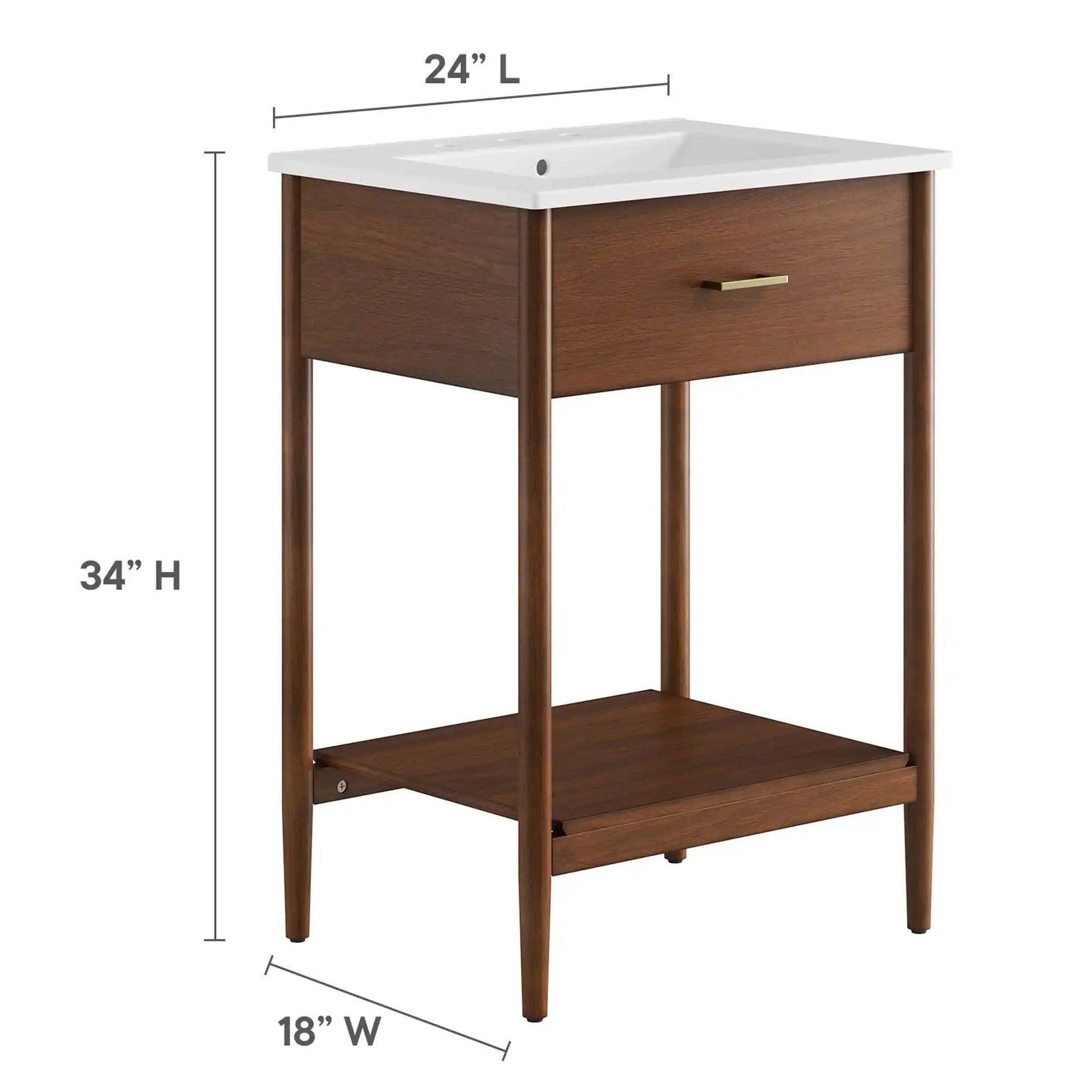 Zaire 24" Bathroom Vanity by Modway - Best Buy Furniture