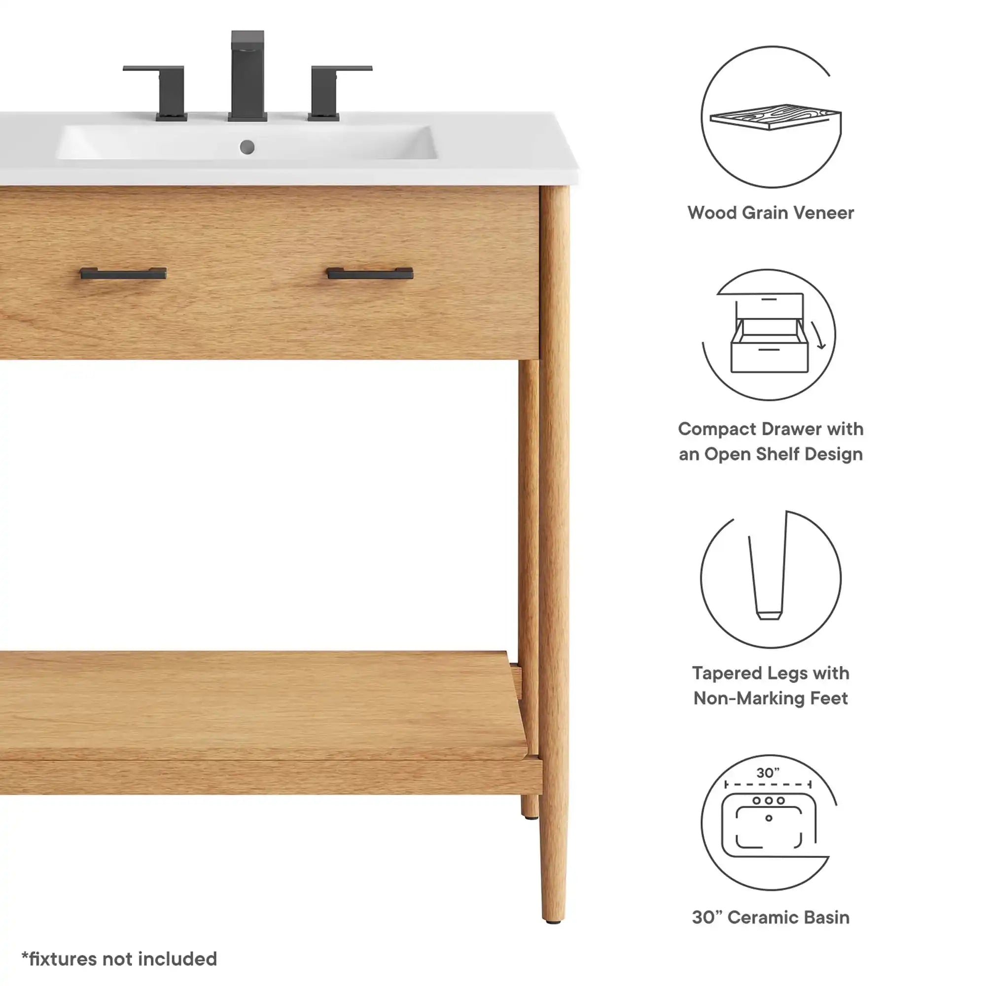 Zaire 30" Bathroom Vanity by Modway - Best Buy Furniture