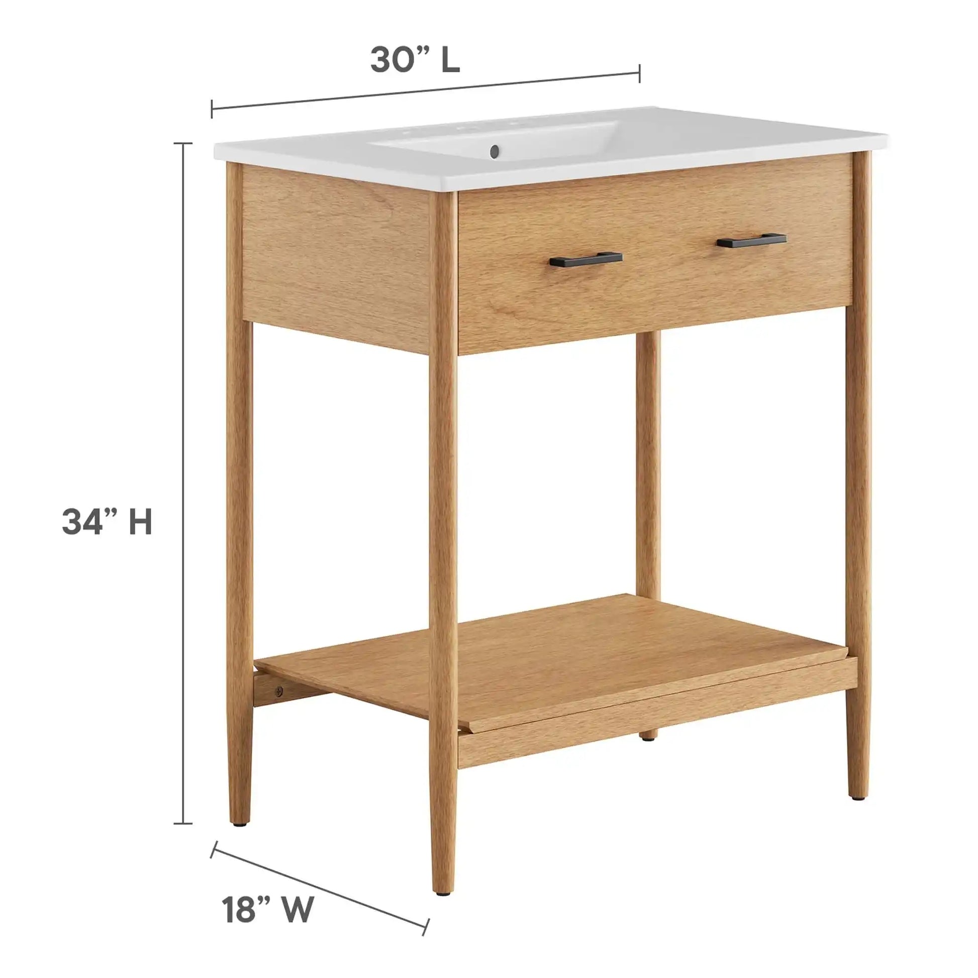 Zaire 30" Bathroom Vanity by Modway - Best Buy Furniture