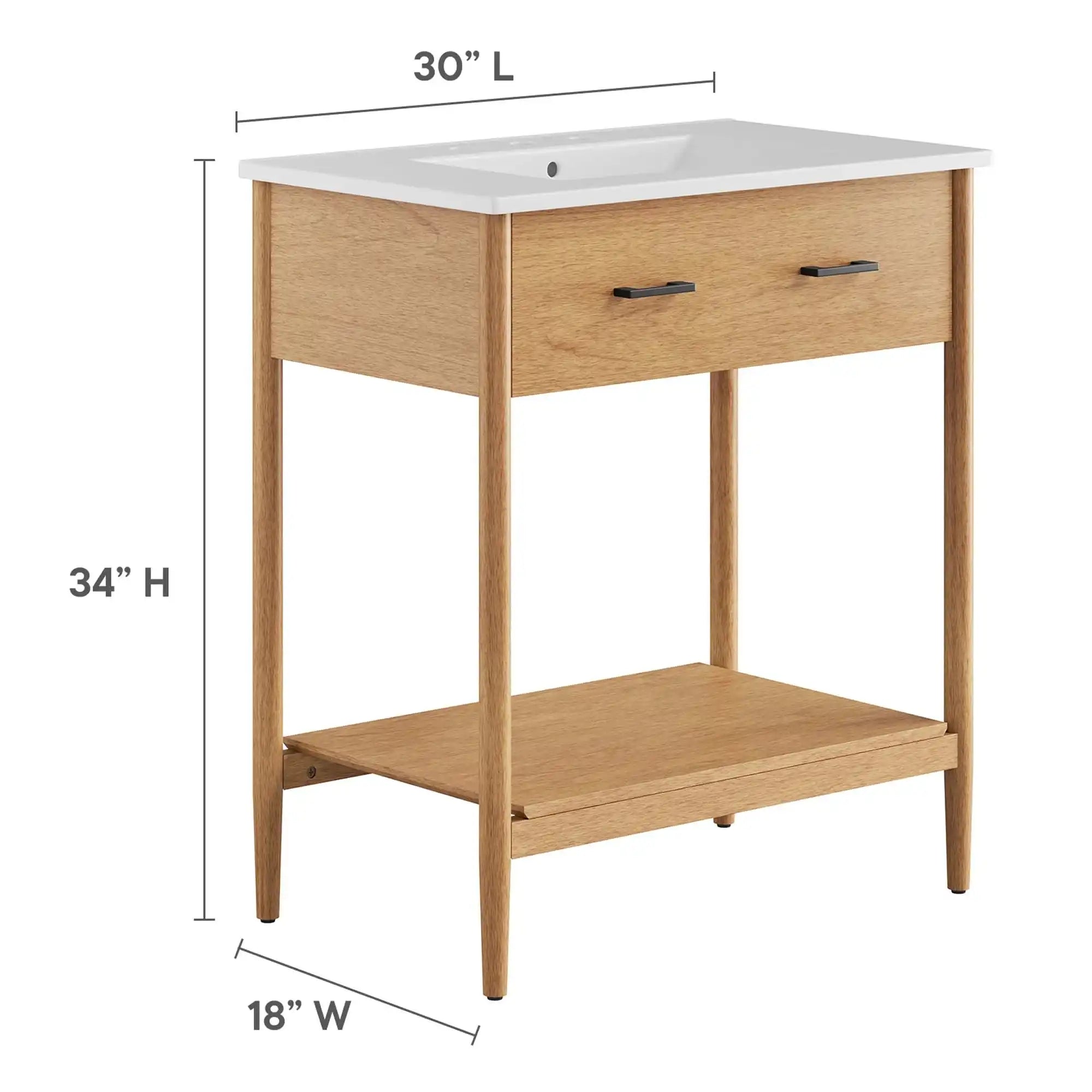 Zaire 30" Bathroom Vanity by Modway - Best Buy Furniture